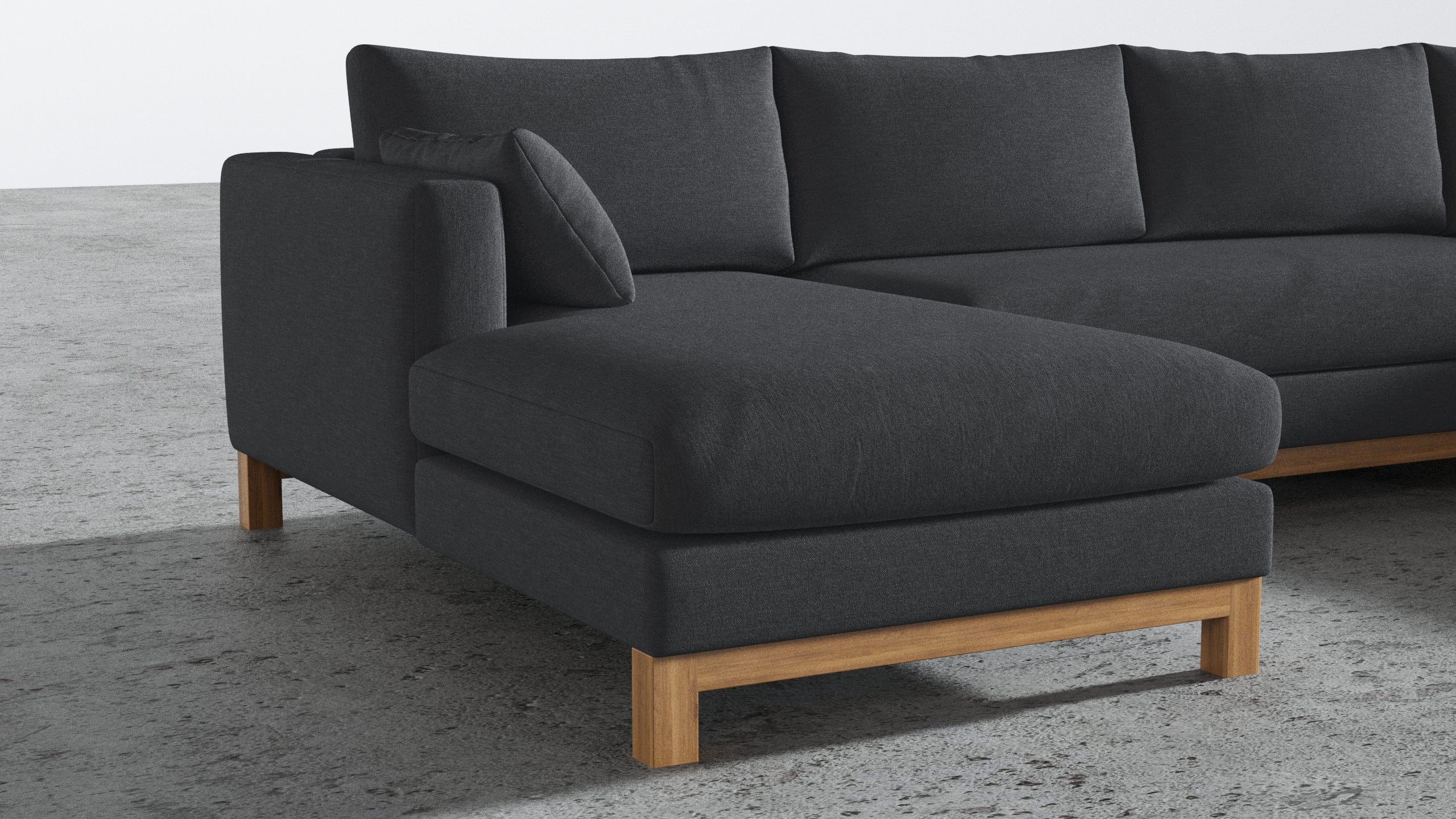 Oak Studio Double Chaise Sectional - Image 16