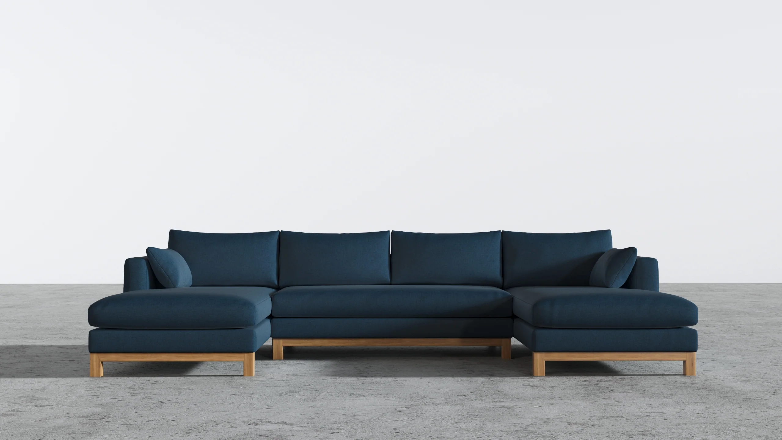 Oak Studio Double Chaise Sectional - Image 19