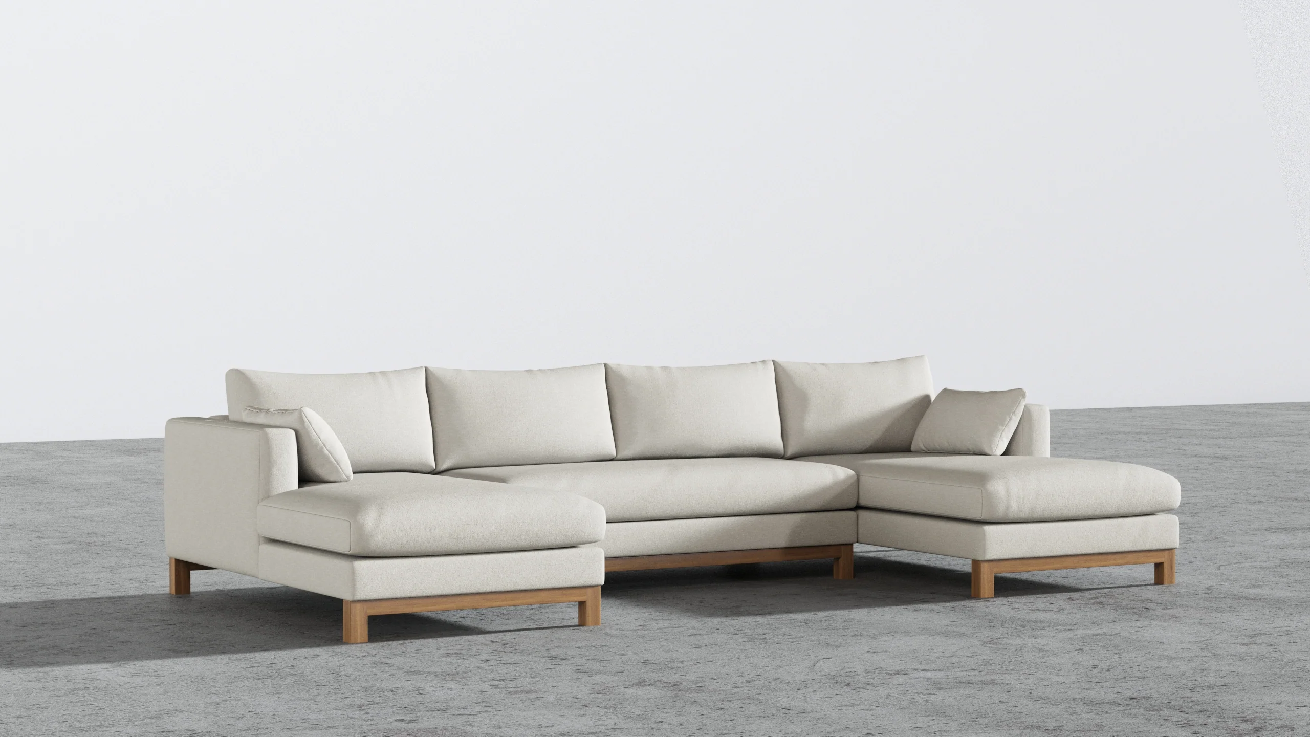 Oak Studio Double Chaise Sectional - Image 2