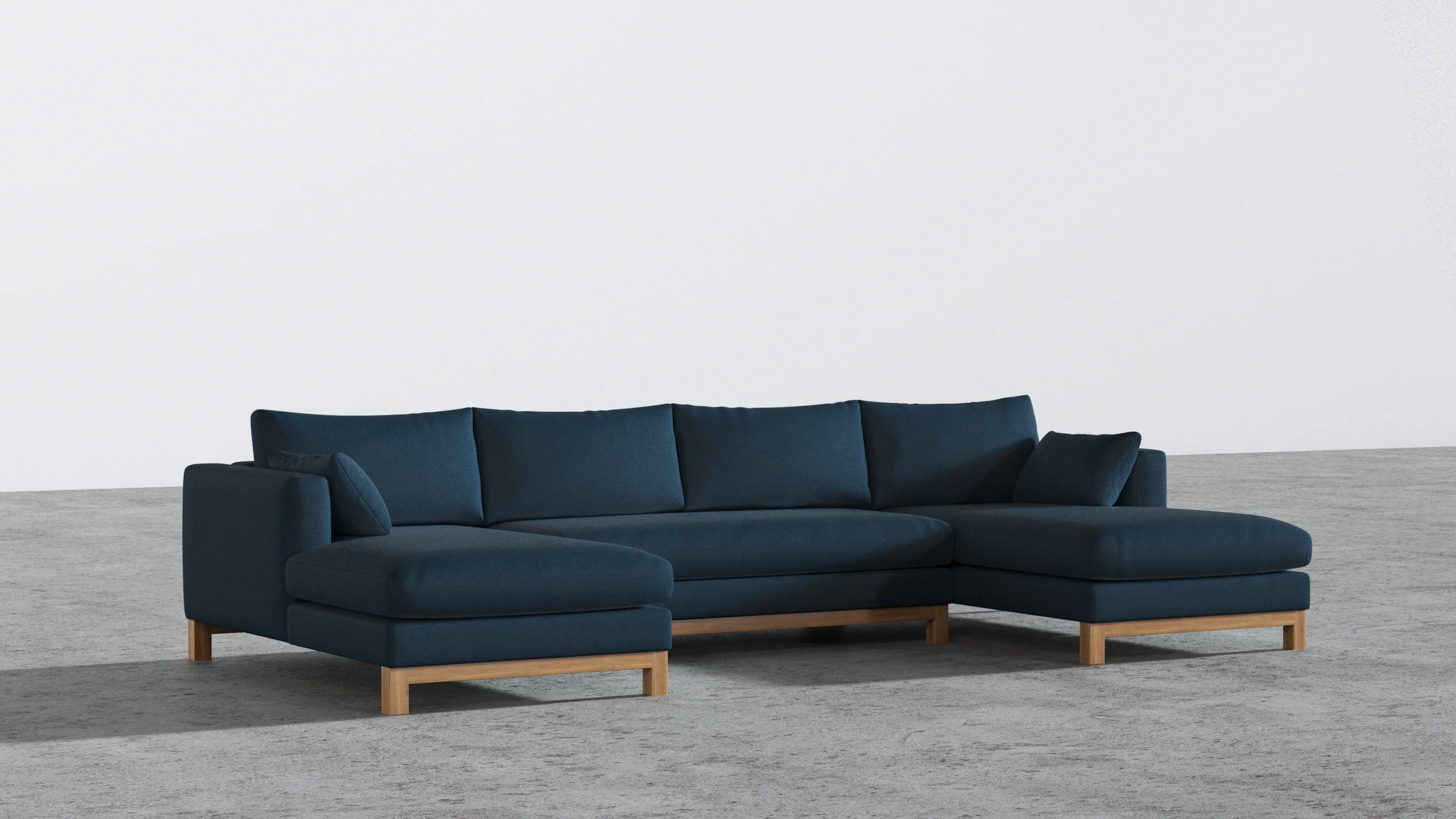 Oak Studio Double Chaise Sectional - Image 20