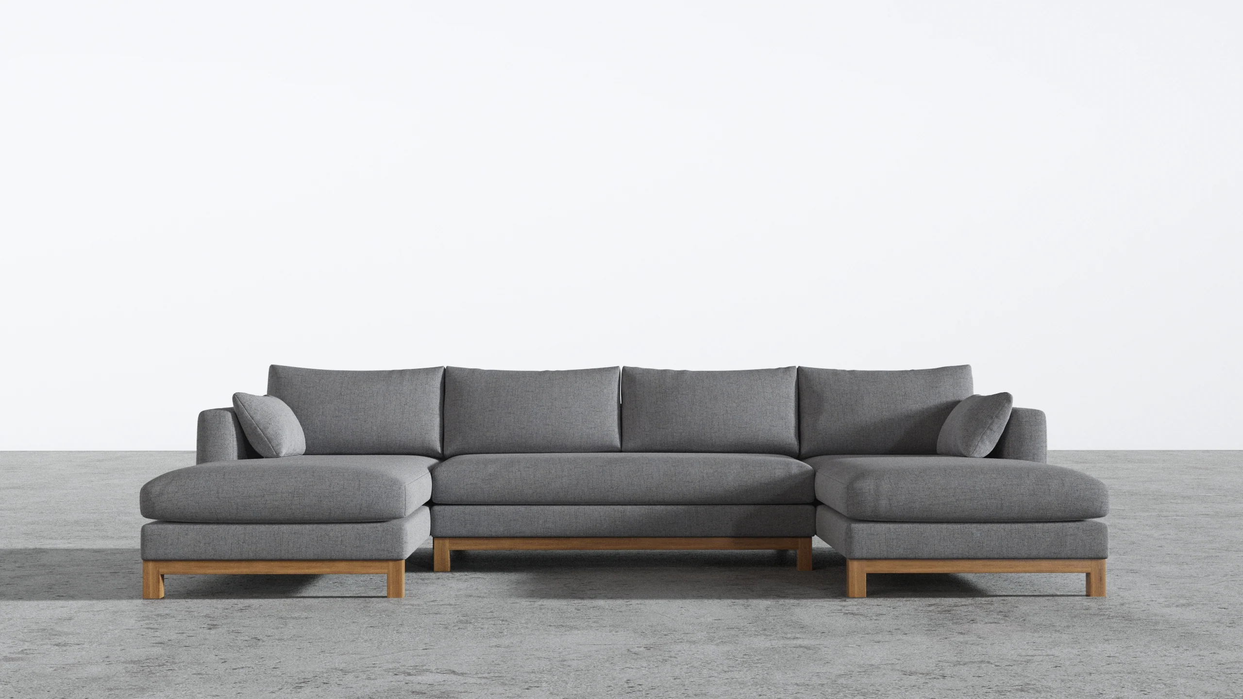 Oak Studio Double Chaise Sectional - Image 25