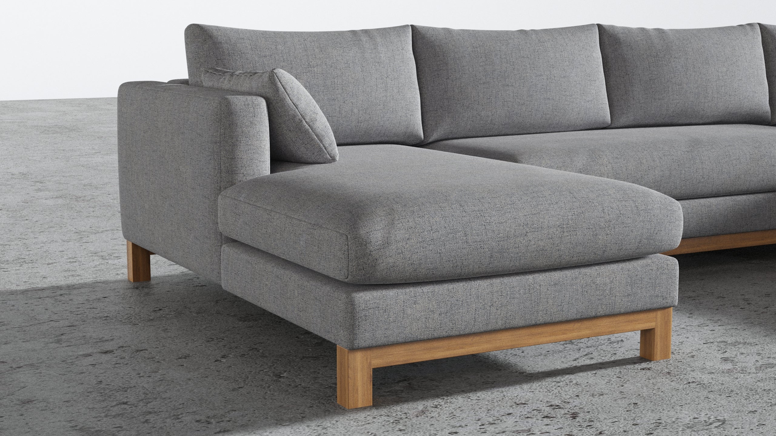 Oak Studio Double Chaise Sectional - Image 28