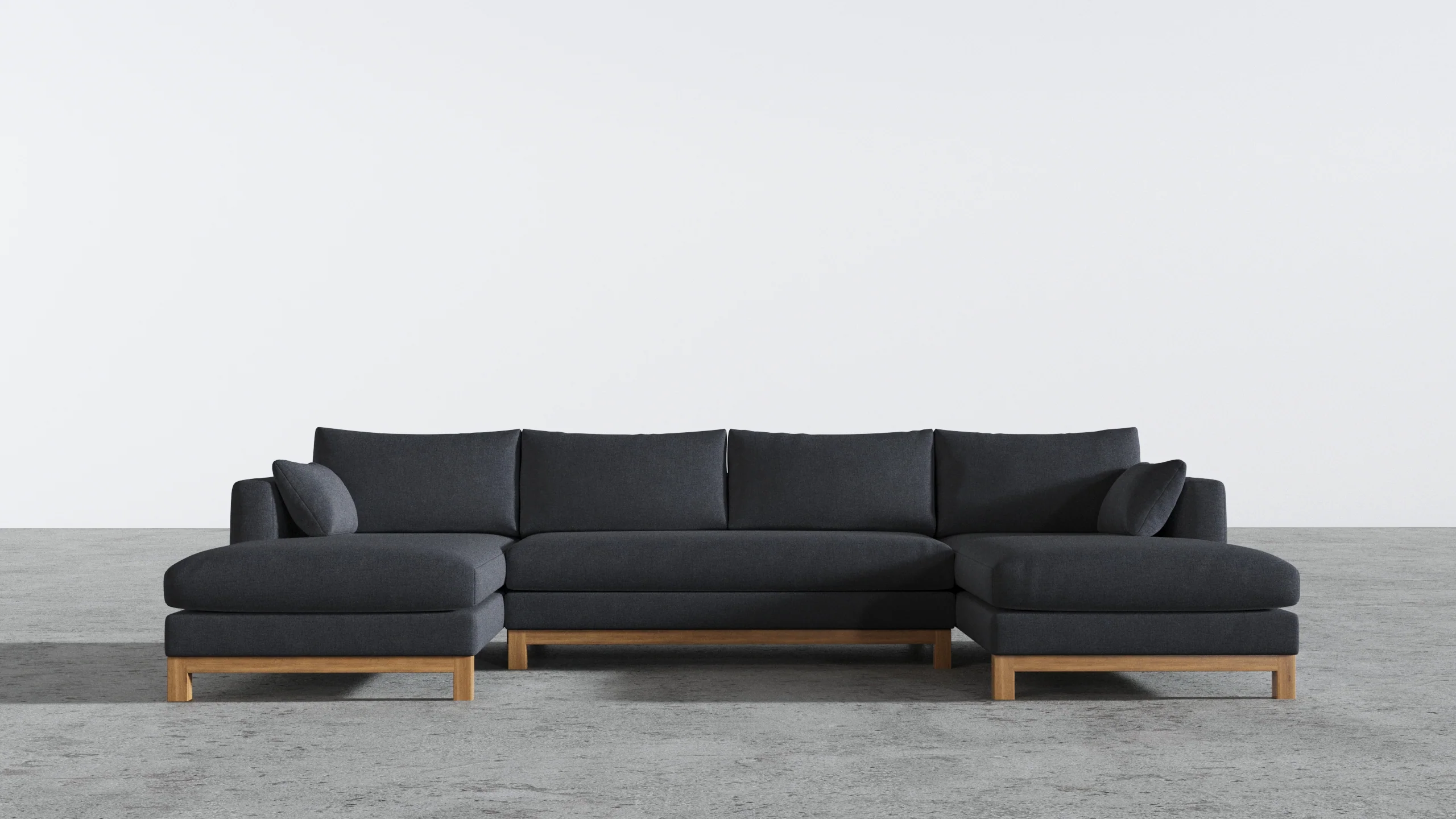 Oak Studio Double Chaise Sectional - Image 31
