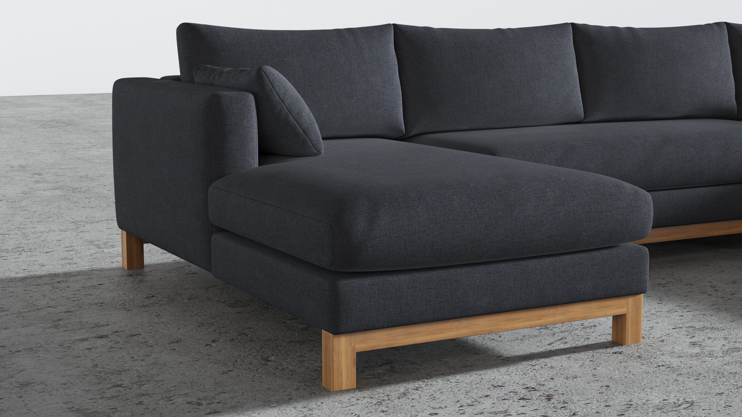 Oak Studio Double Chaise Sectional - Image 33