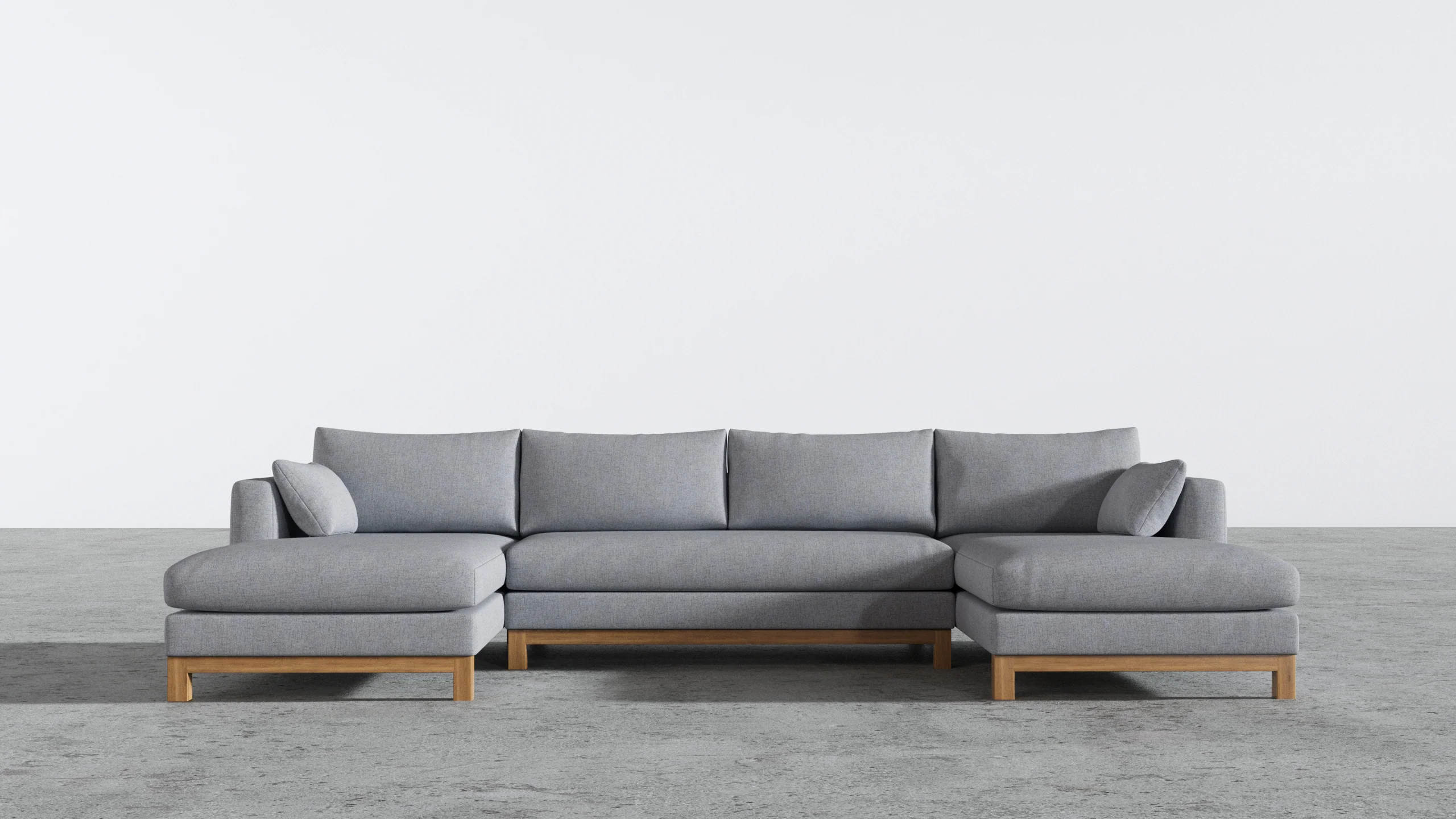 Oak Studio Double Chaise Sectional - Image 37