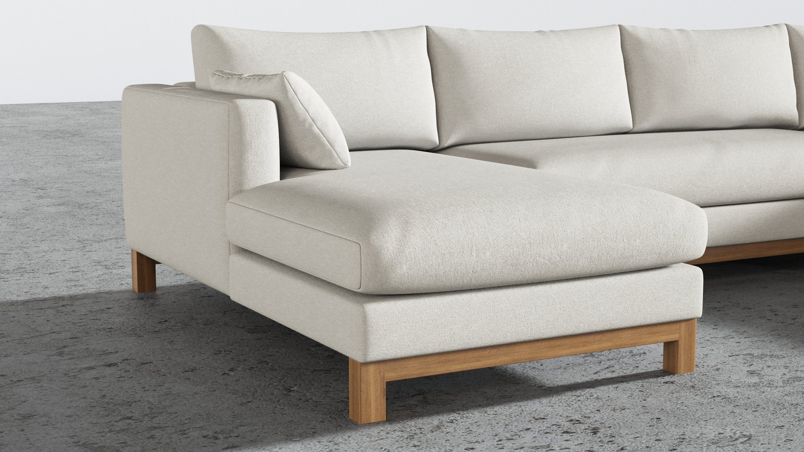 Oak Studio Double Chaise Sectional - Image 4