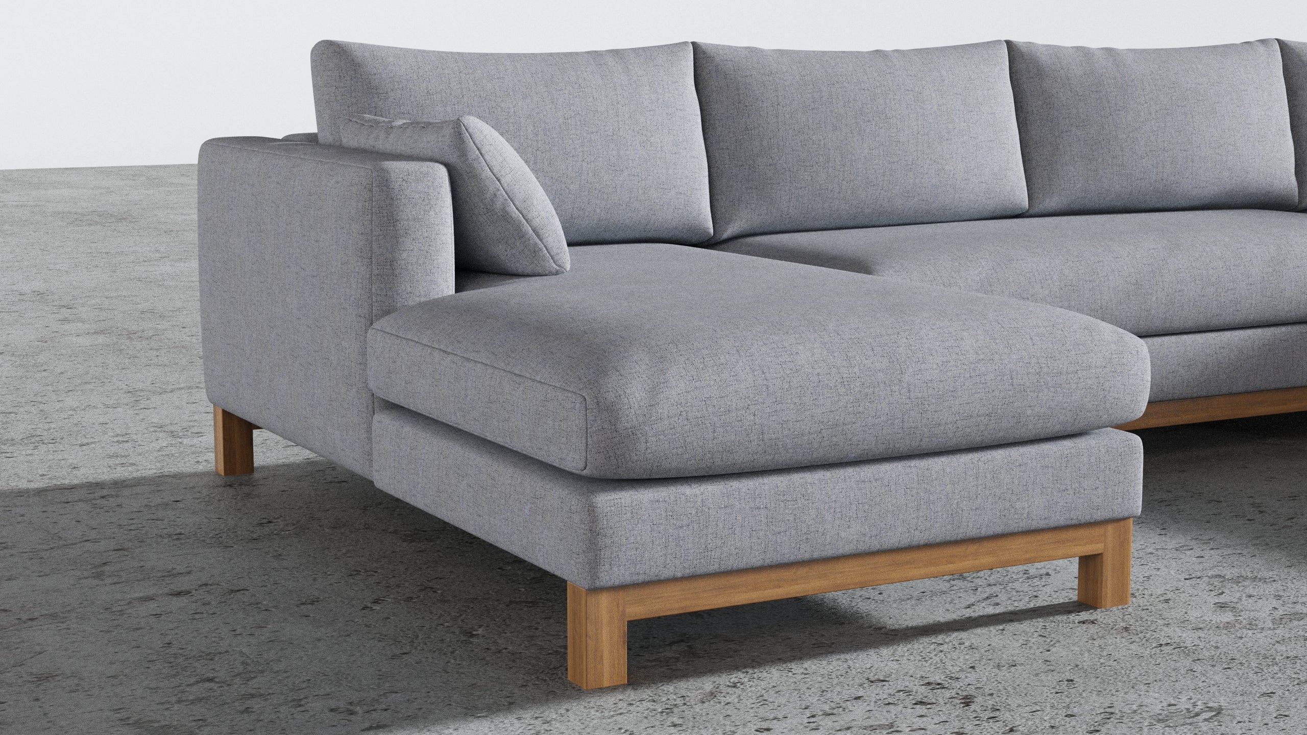 Oak Studio Double Chaise Sectional - Image 40