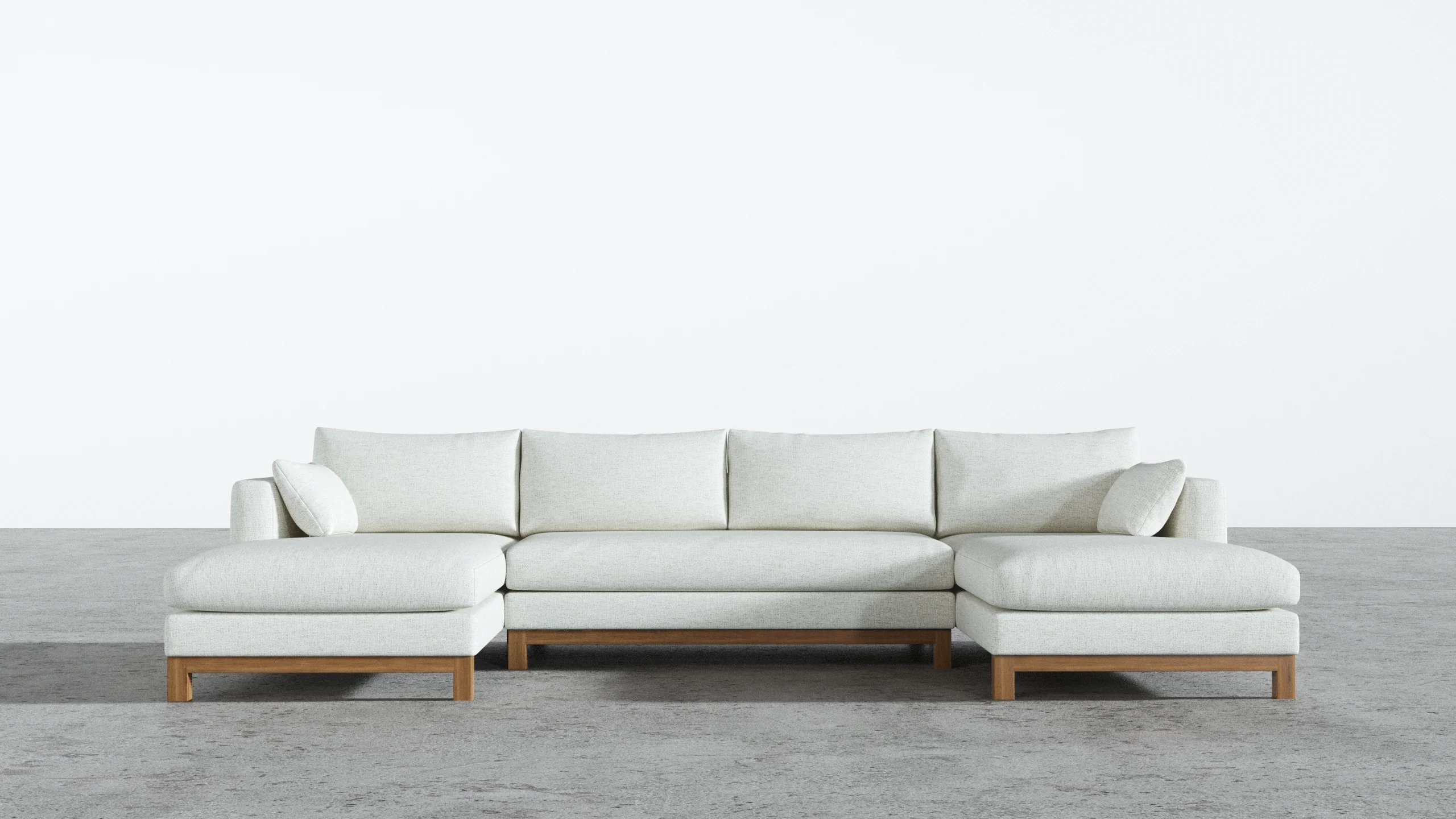 Oak Studio Double Chaise Sectional - Image 43