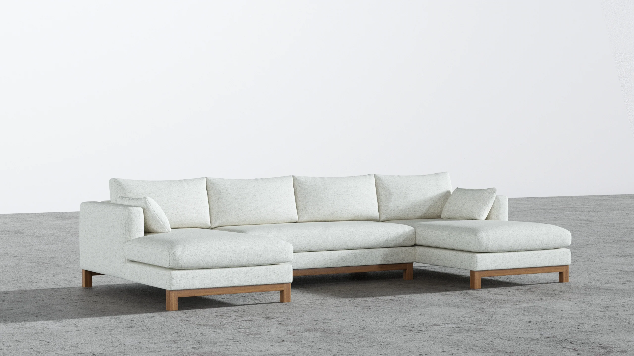Oak Studio Double Chaise Sectional - Image 44