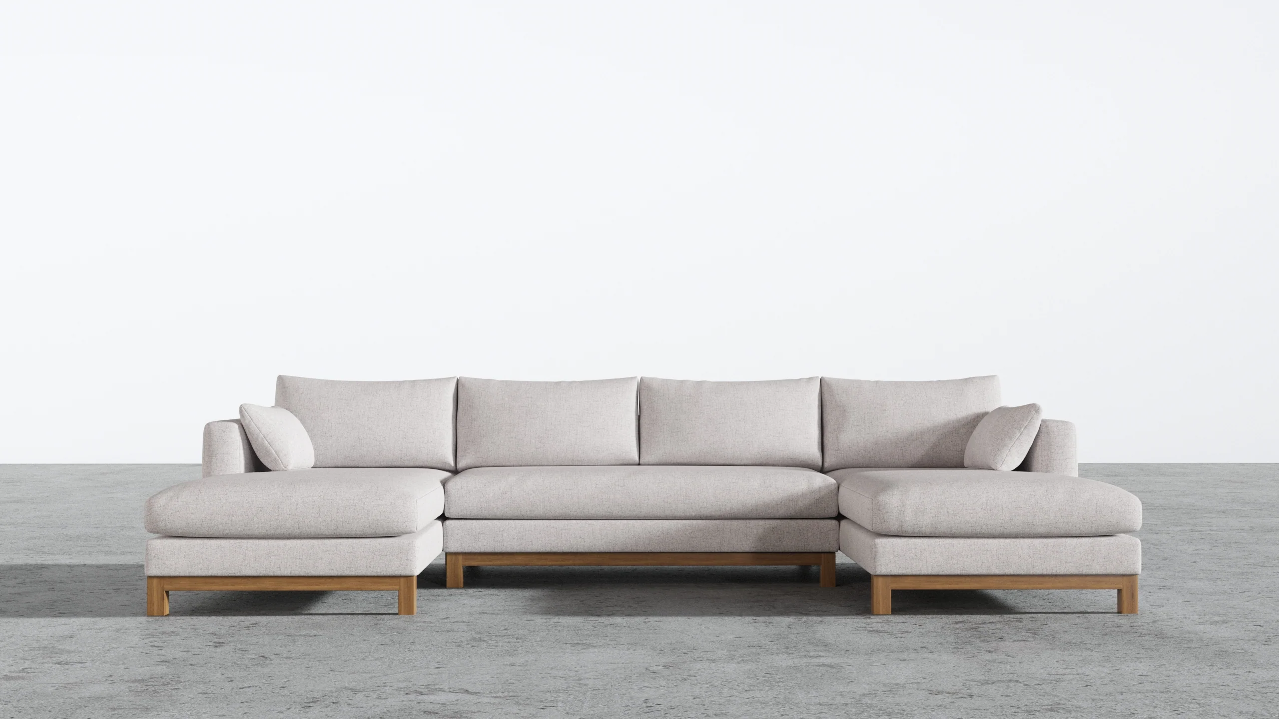 Oak Studio Double Chaise Sectional - Image 49