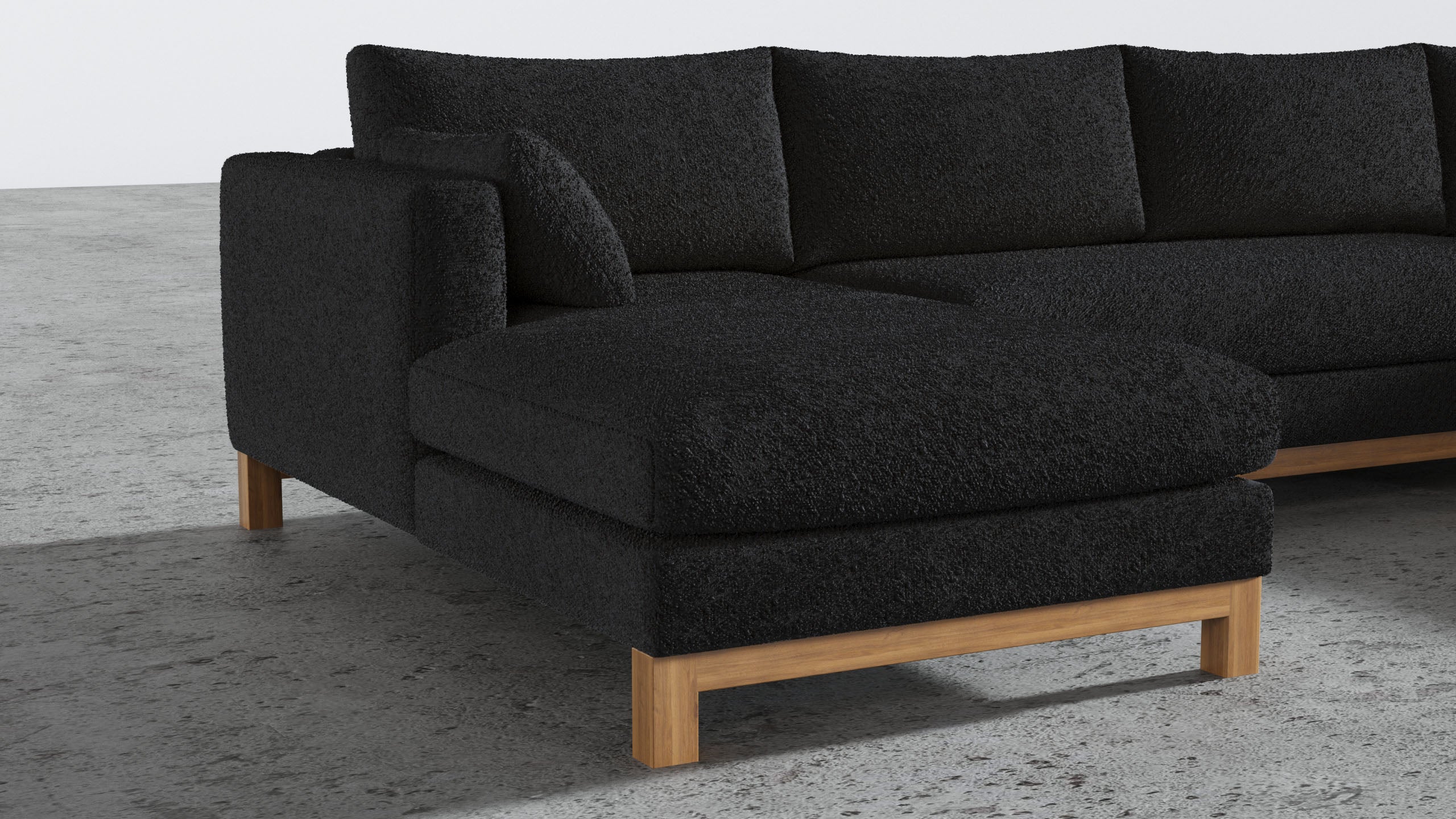 Oak Studio Double Chaise Sectional - Image 57