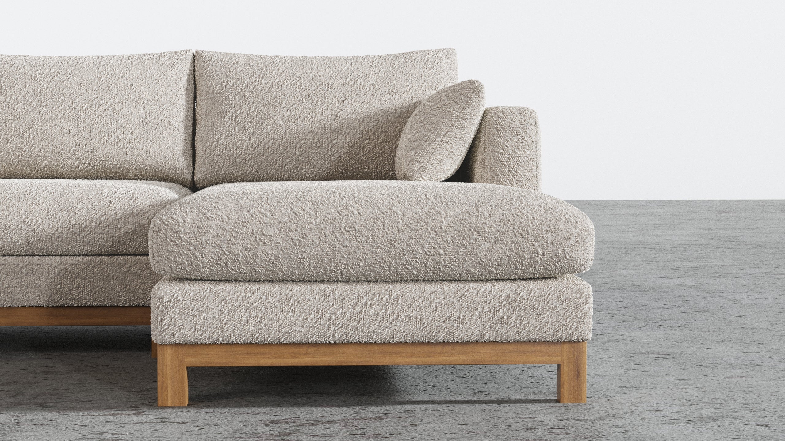 Oak Studio Double Chaise Sectional - Image 63