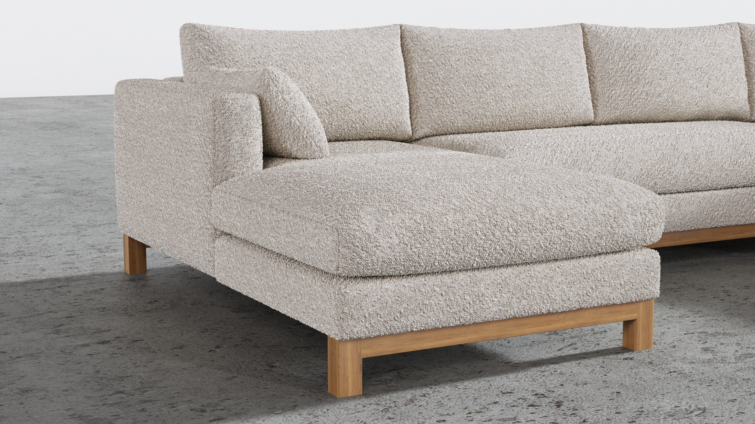 Oak Studio Double Chaise Sectional - Image 64