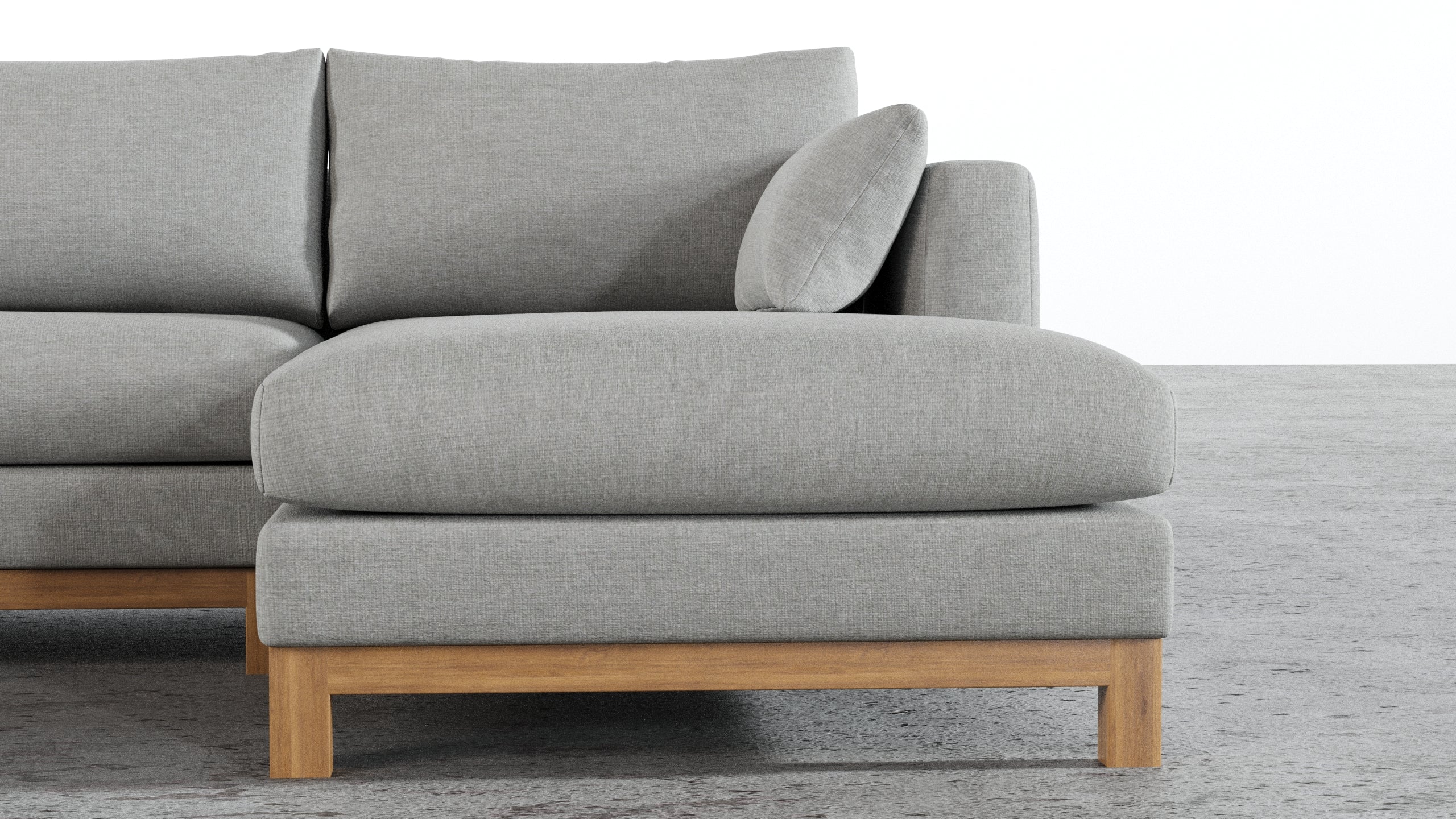 Oak Studio Double Chaise Sectional - Image 68