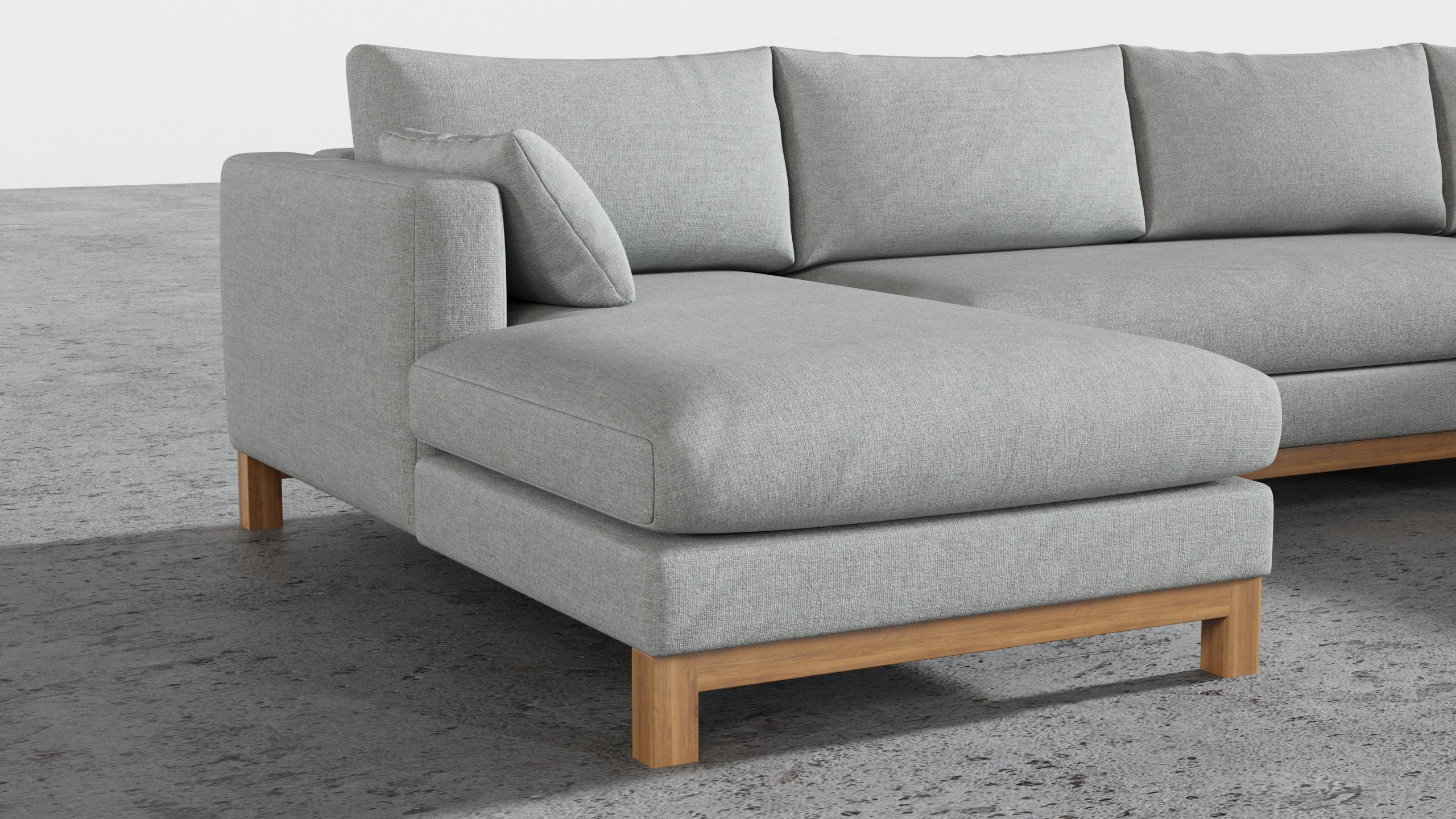 Oak Studio Double Chaise Sectional - Image 69