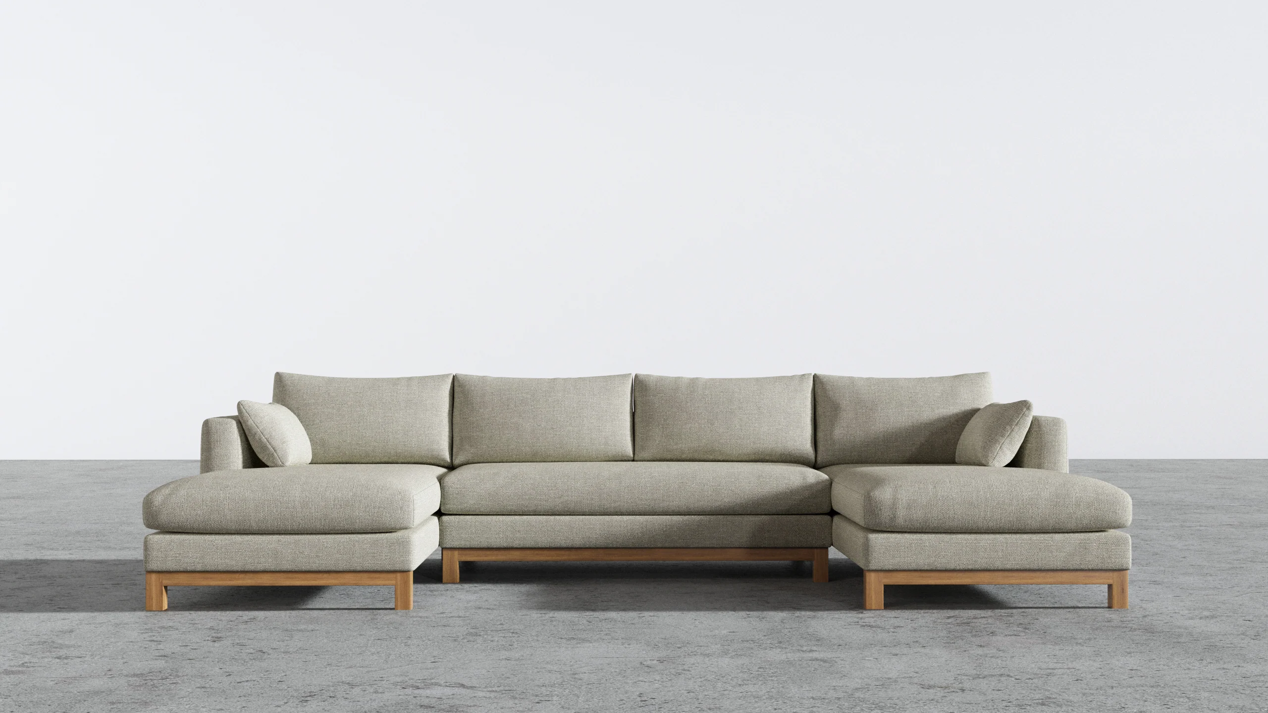Oak Studio Double Chaise Sectional - Image 7