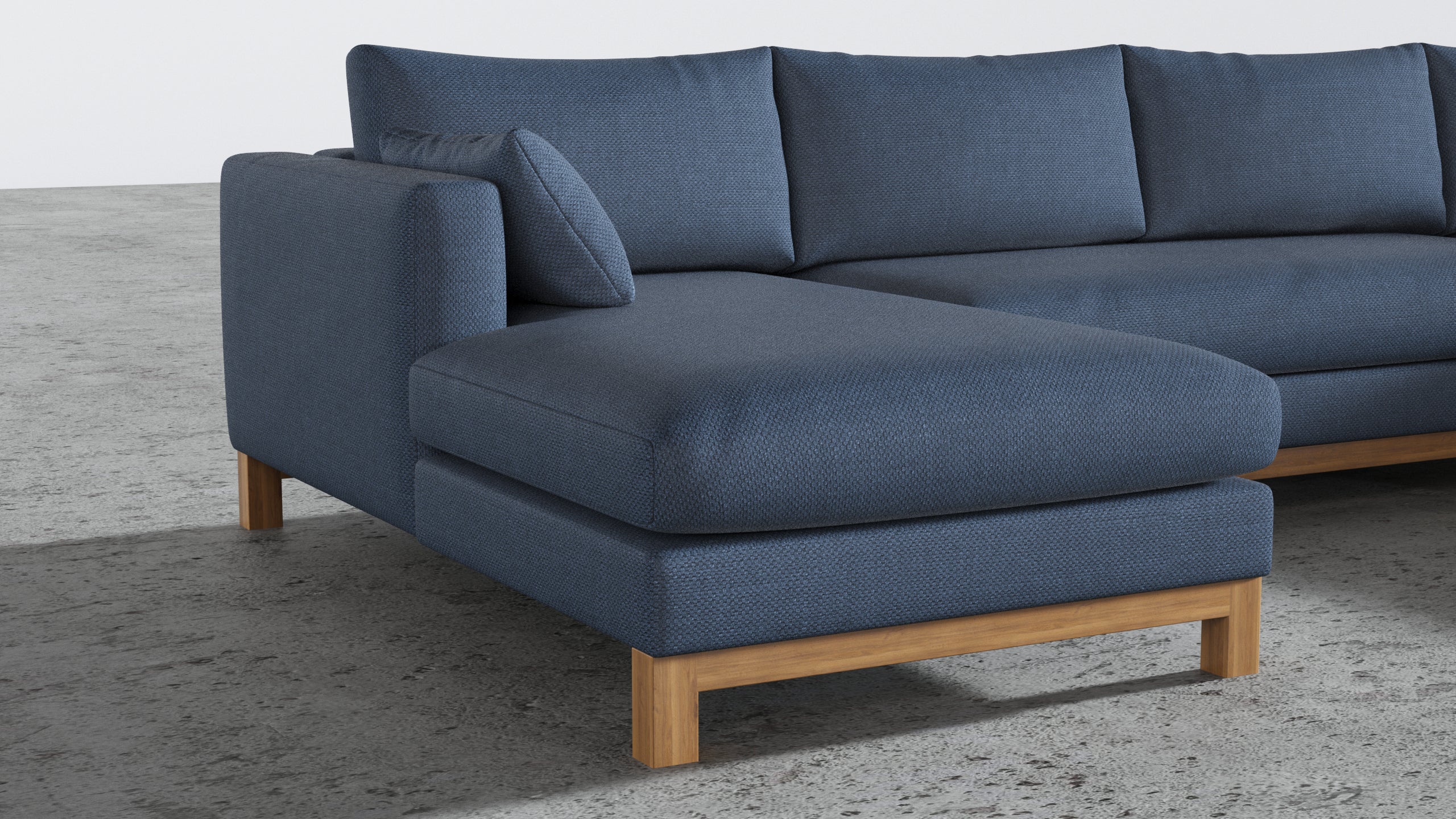 Oak Studio Double Chaise Sectional - Image 75