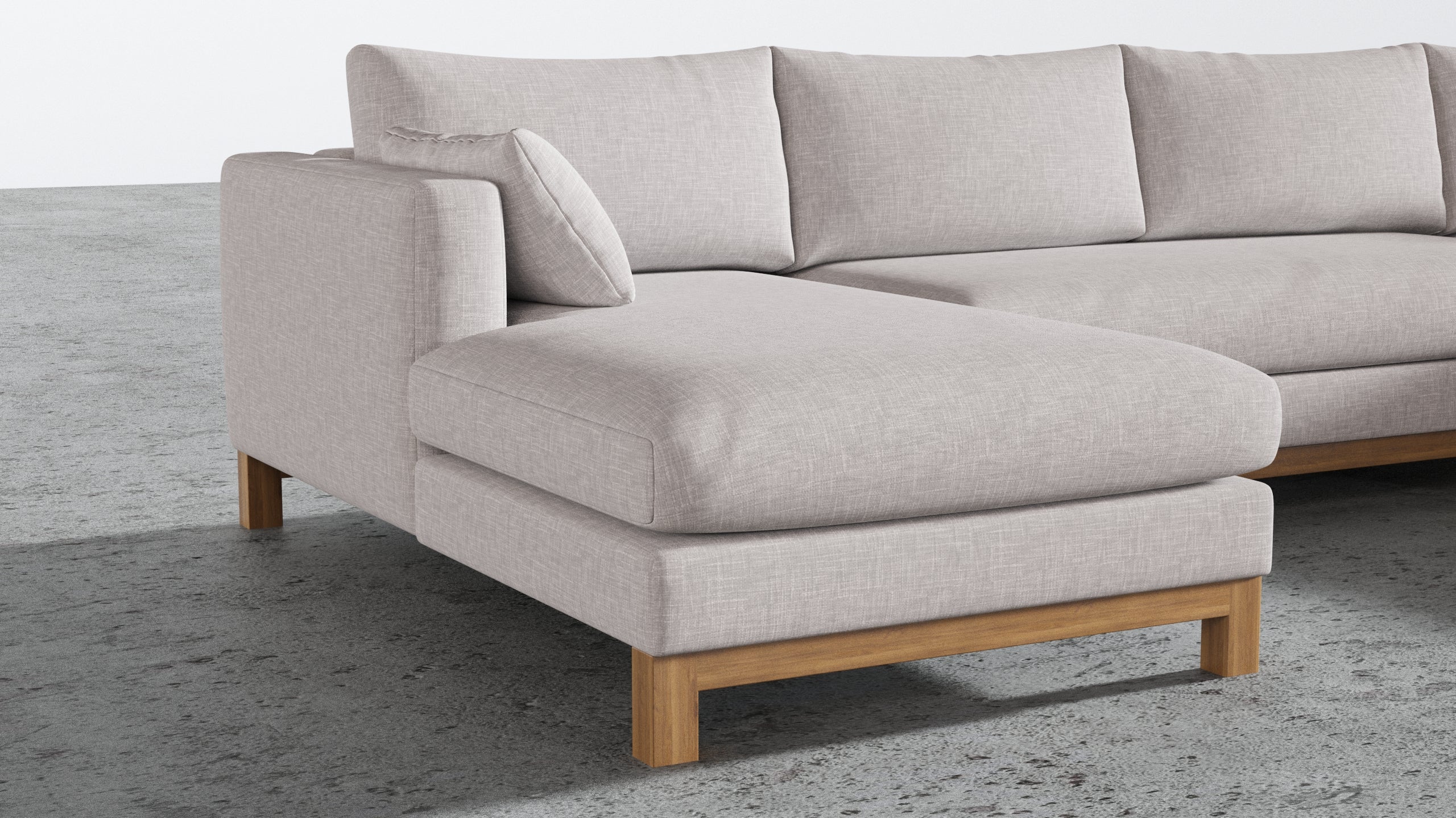 Oak Studio Double Chaise Sectional - Image 82