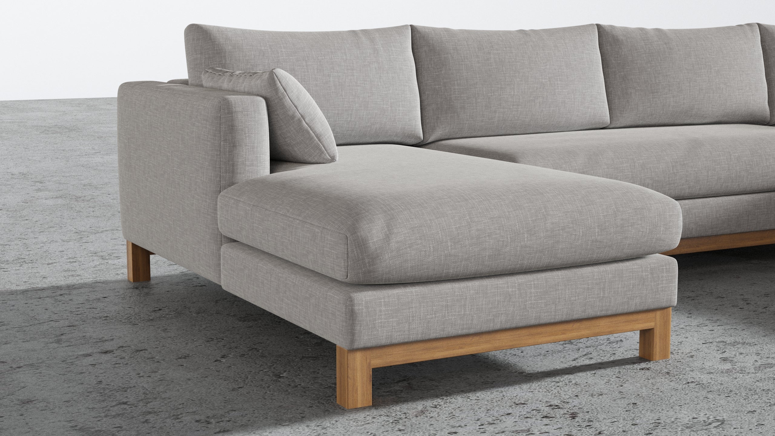 Oak Studio Double Chaise Sectional - Image 88