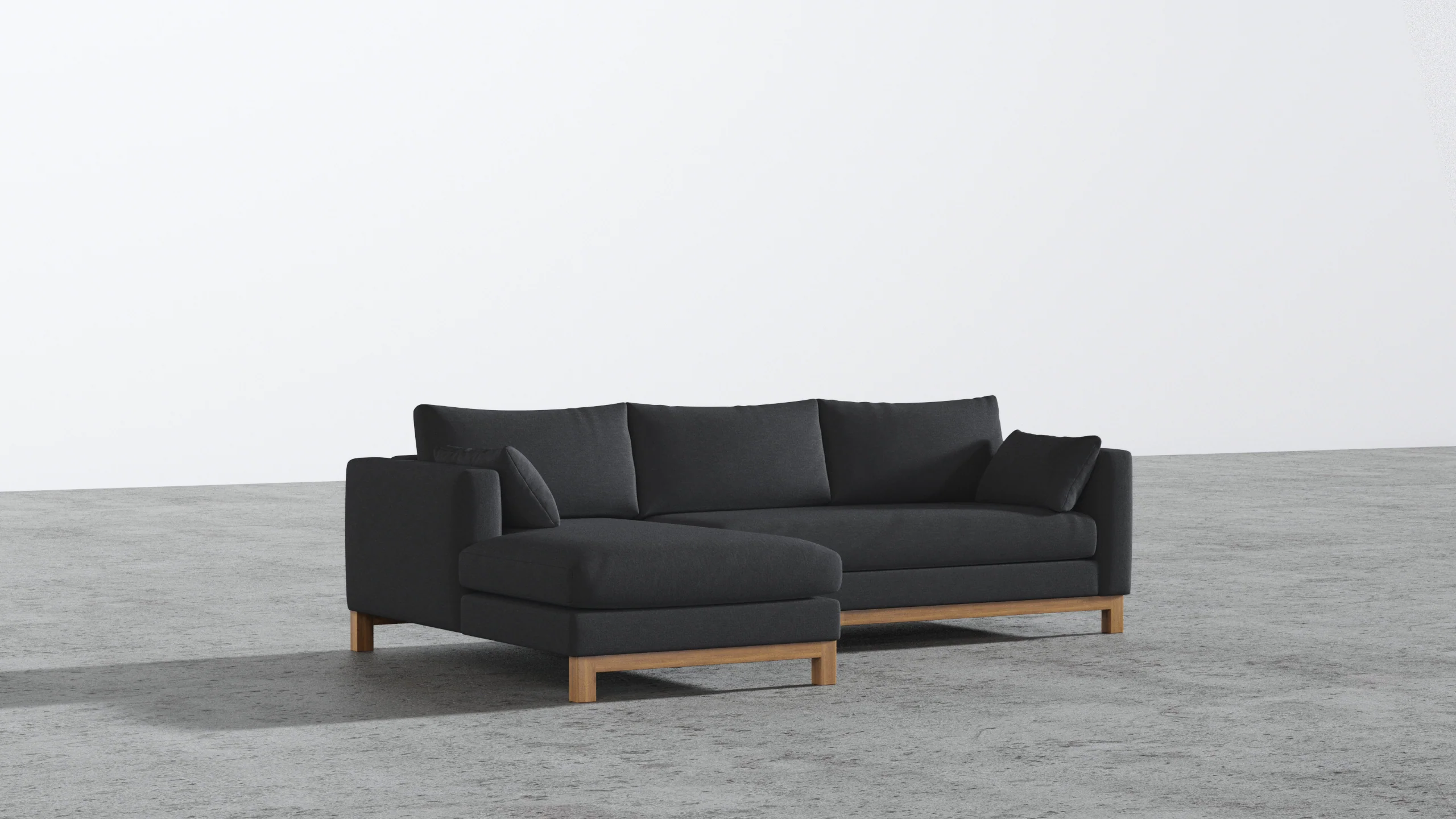 Oak Studio Sectional - Image 14