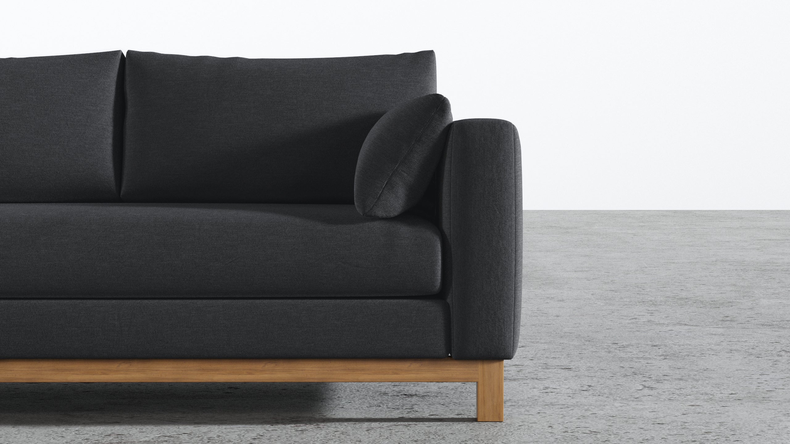 Oak Studio Sectional - Image 15