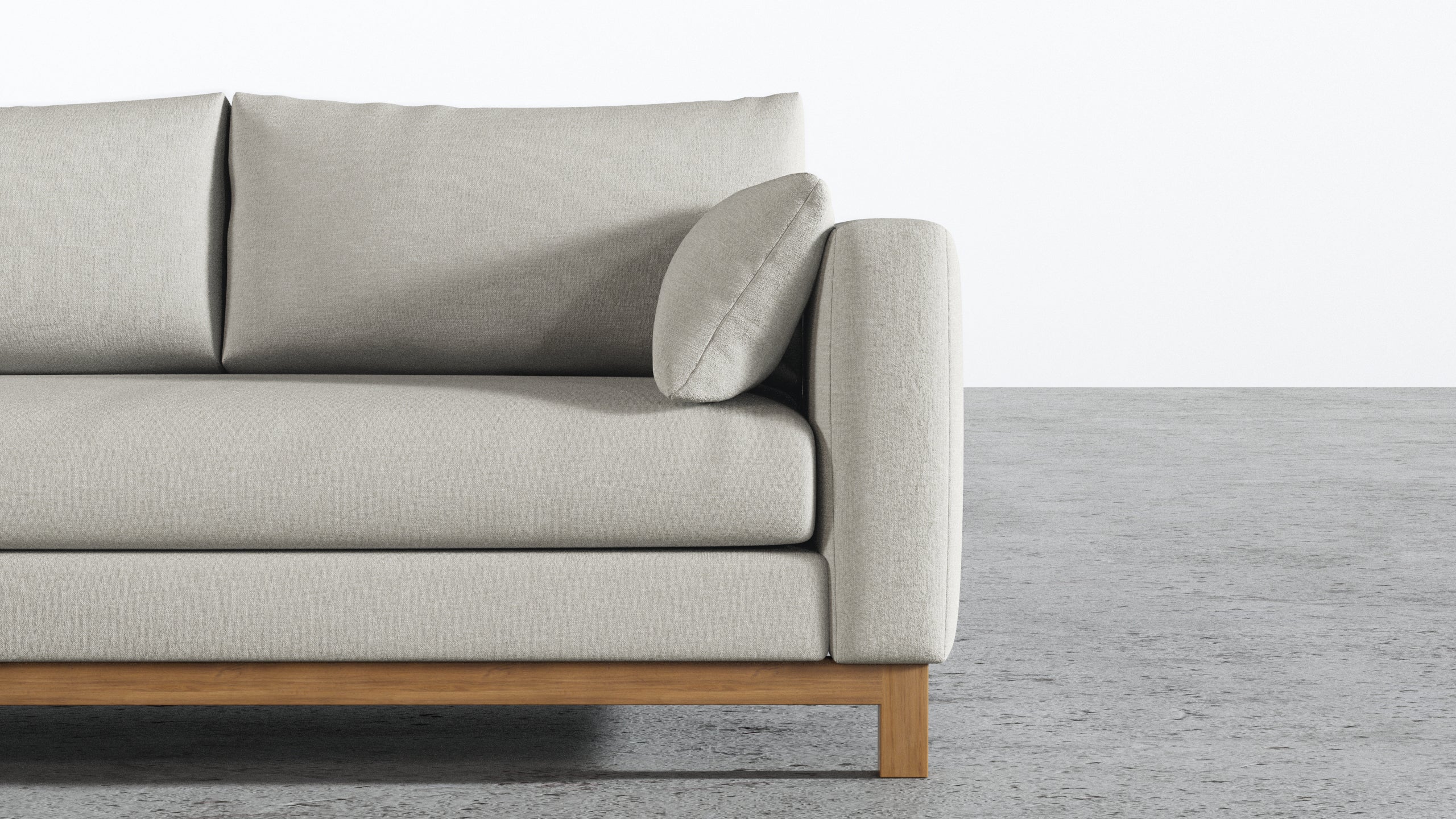 Oak Studio Sectional - Image 3