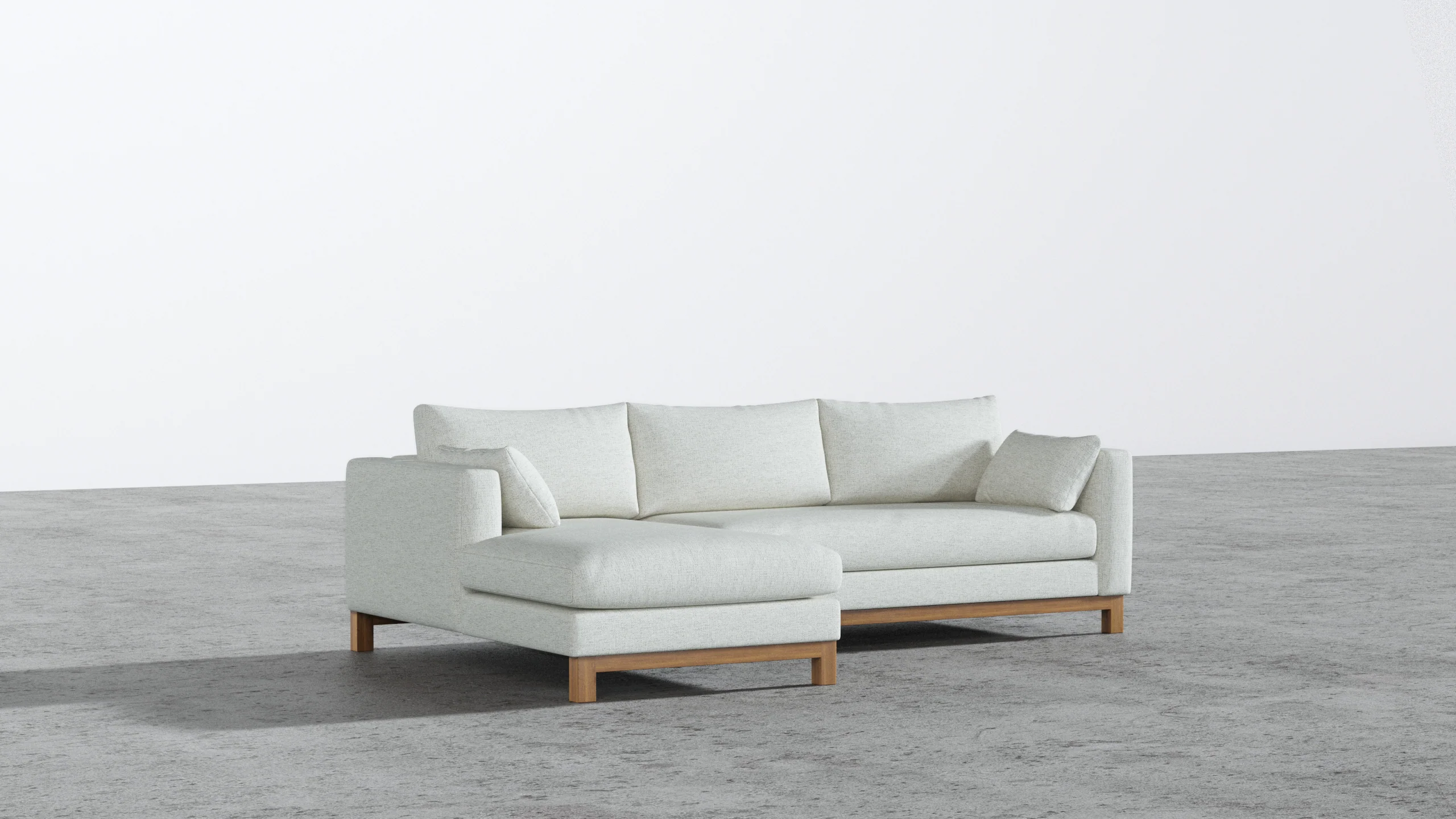 Oak Studio Sectional - Image 44