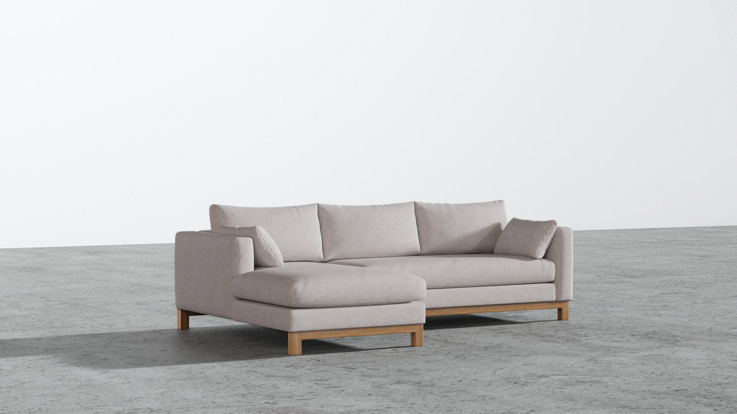 Oak Studio Sectional - Image 50