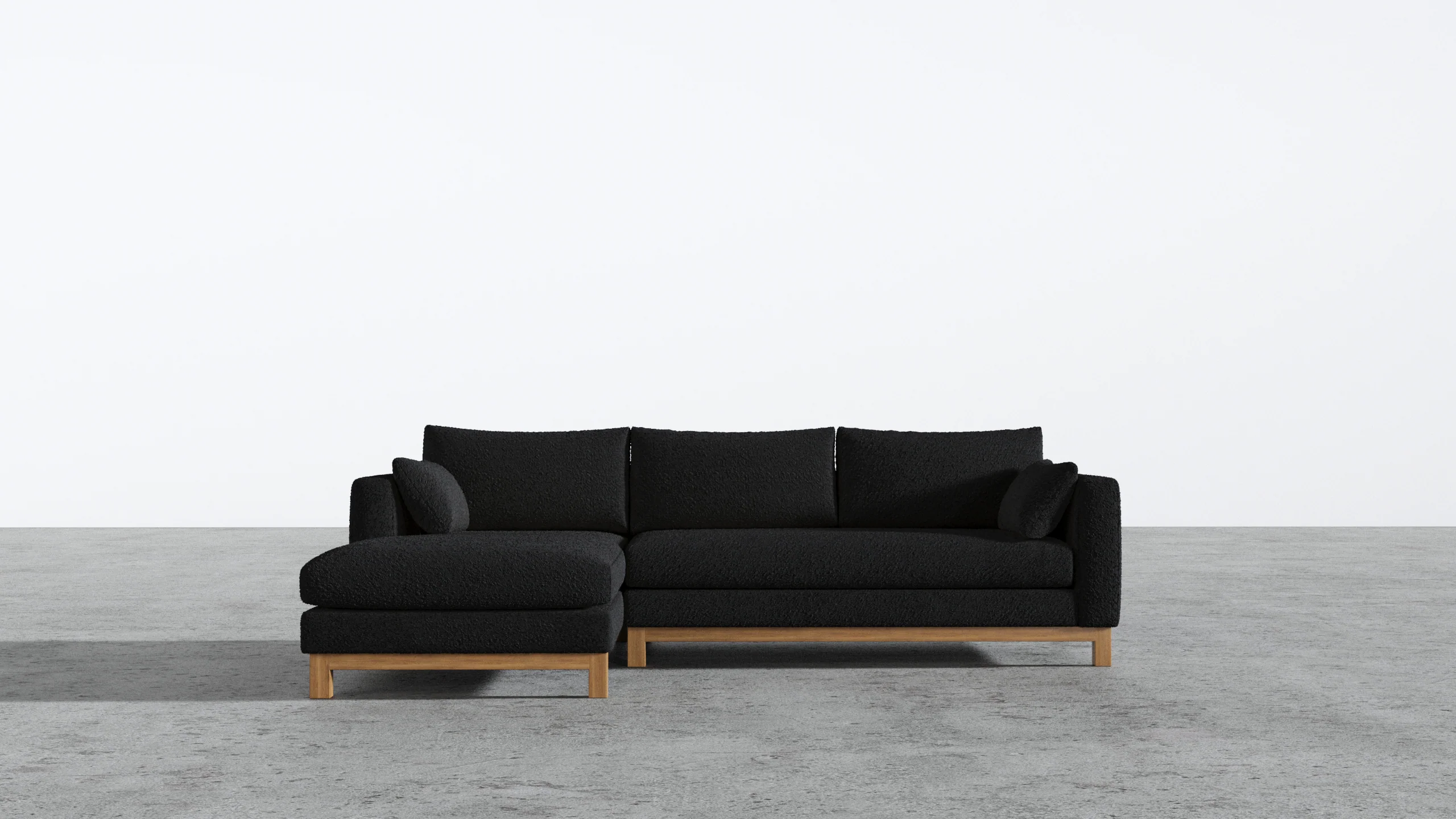 Oak Studio Sectional - Image 55