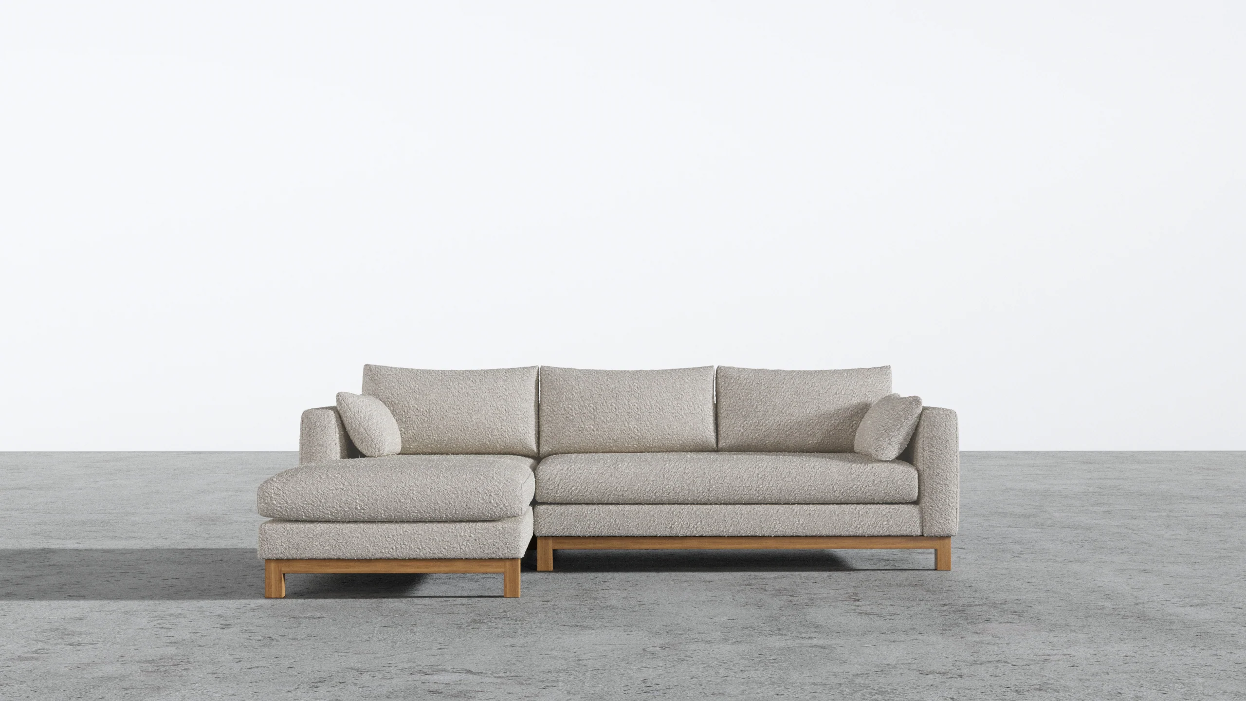 Oak Studio Sectional - Image 61