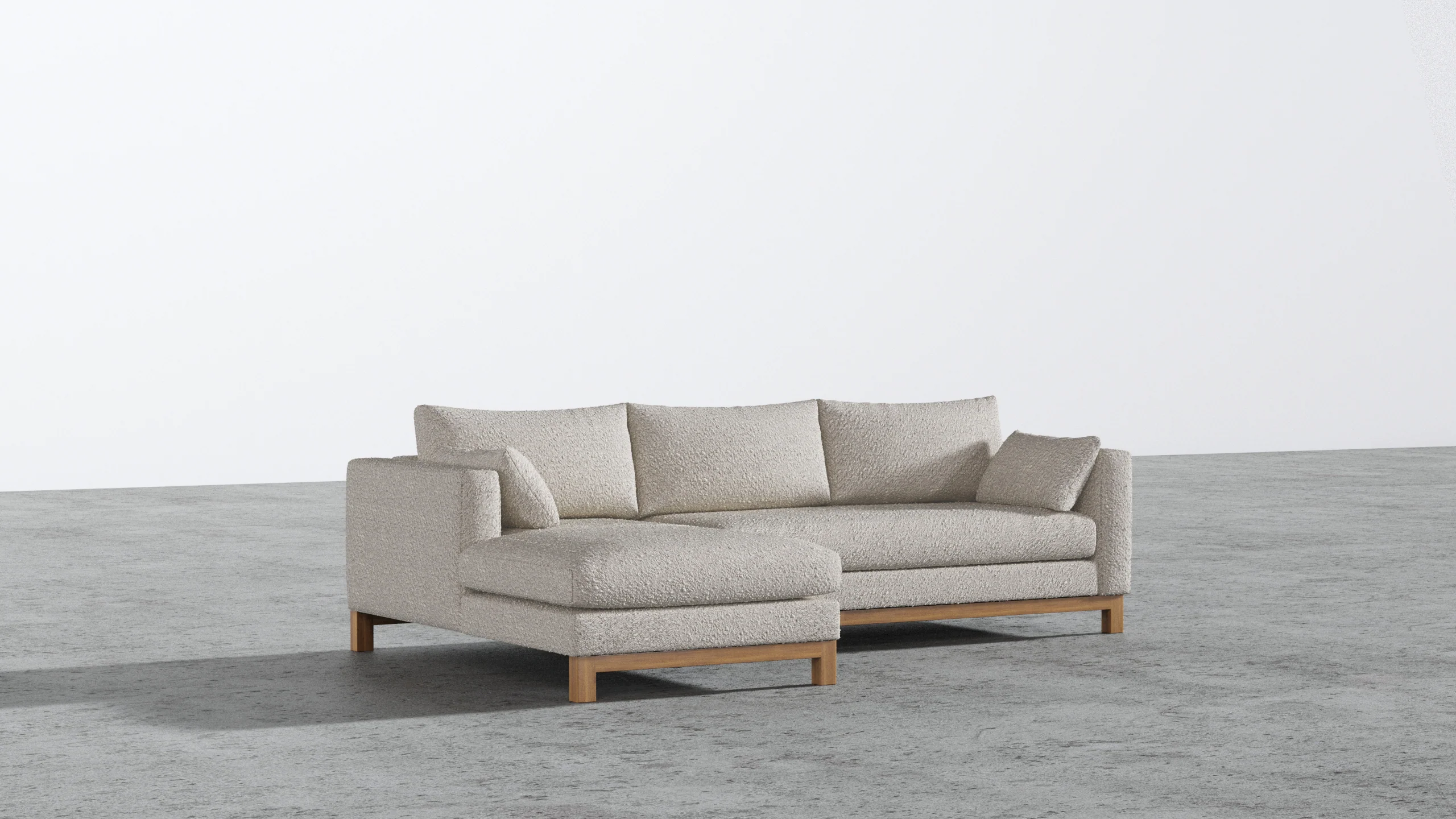 Oak Studio Sectional - Image 62