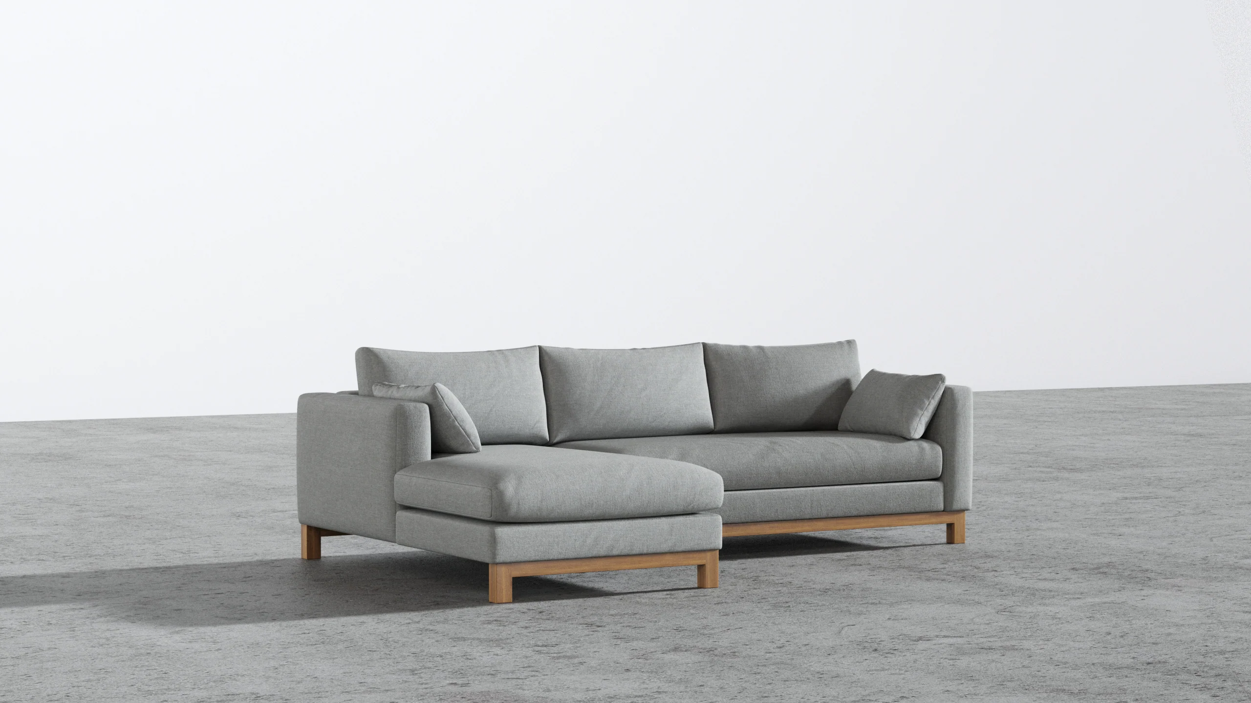 Oak Studio Sectional - Image 68