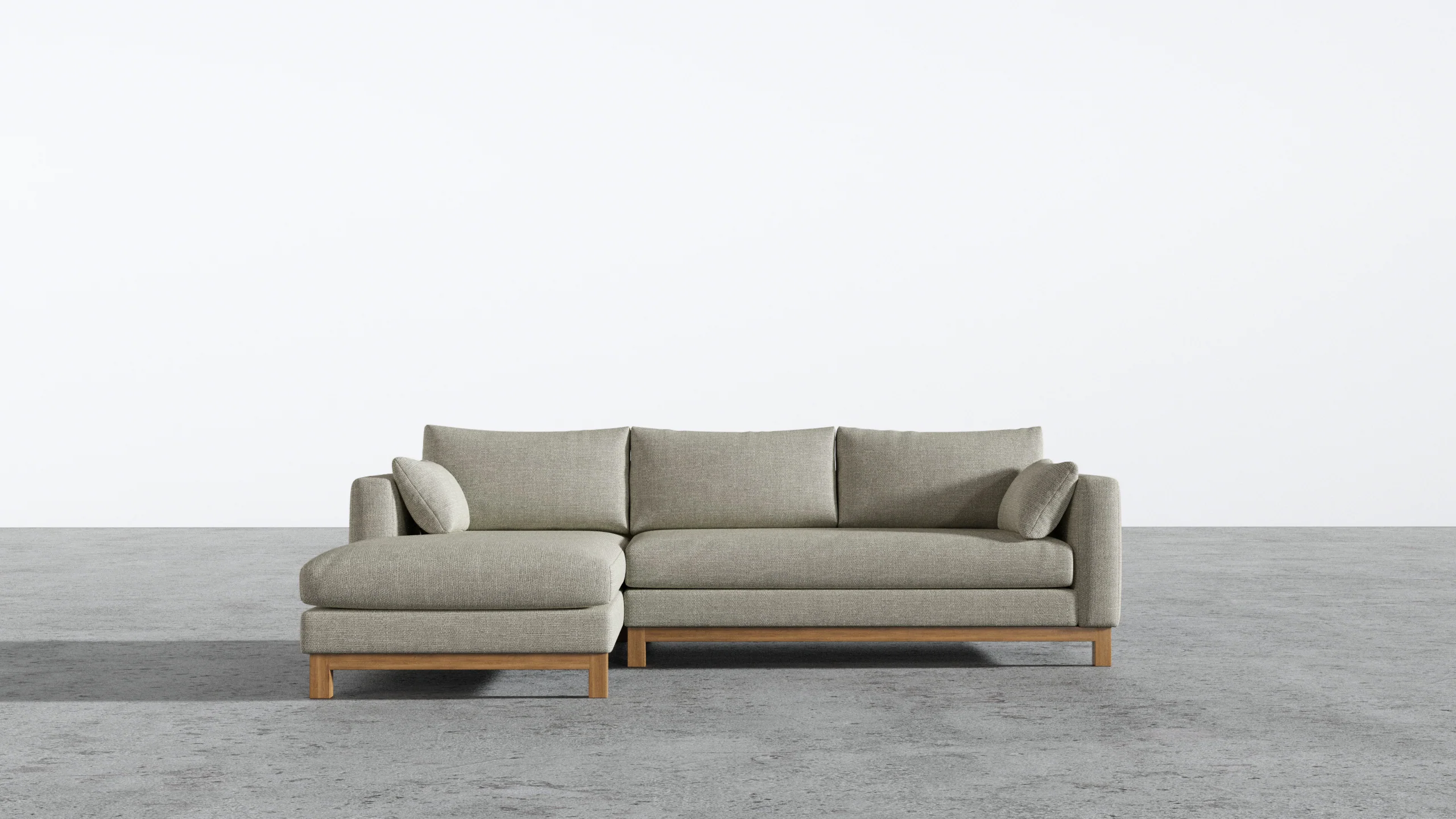 Oak Studio Sectional - Image 7