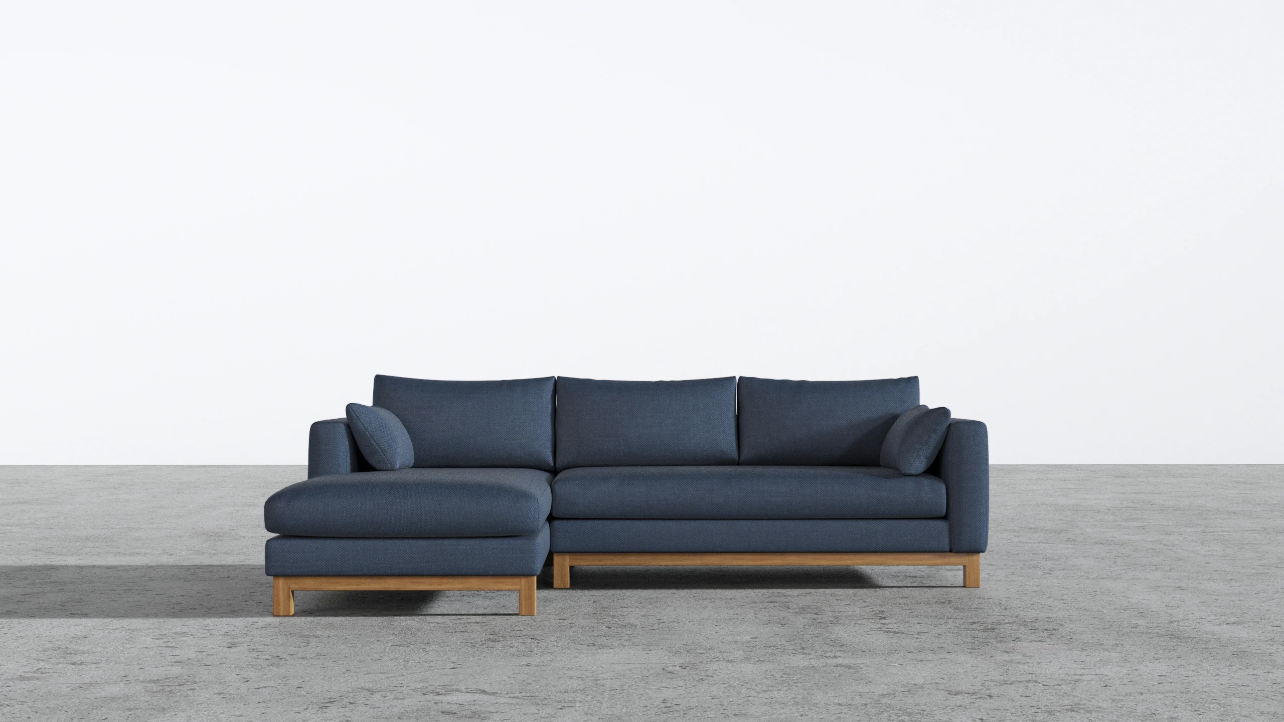 Oak Studio Sectional - Image 73