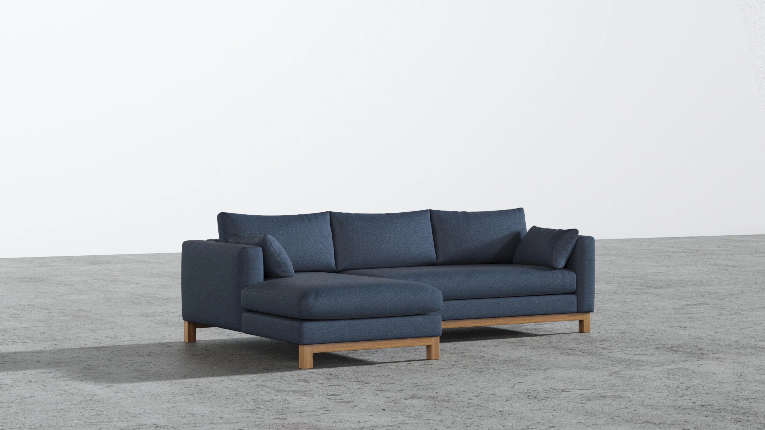Oak Studio Sectional - Image 74