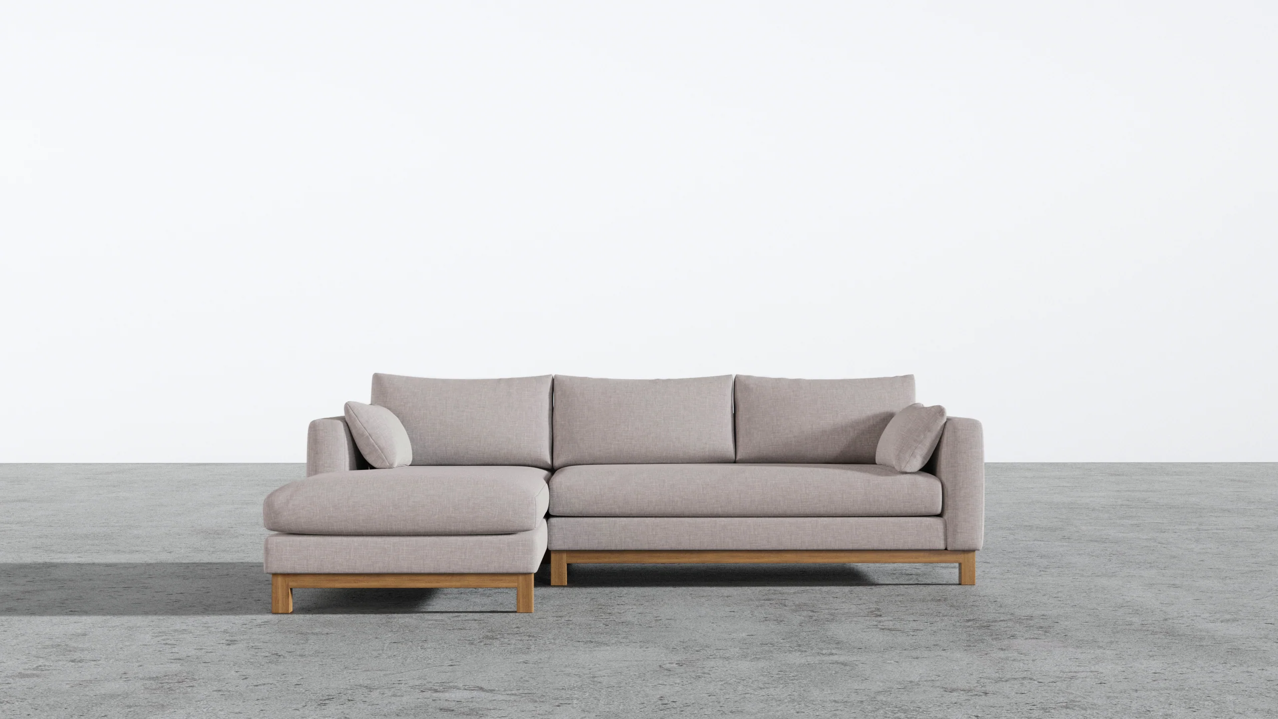 Oak Studio Sectional - Image 79