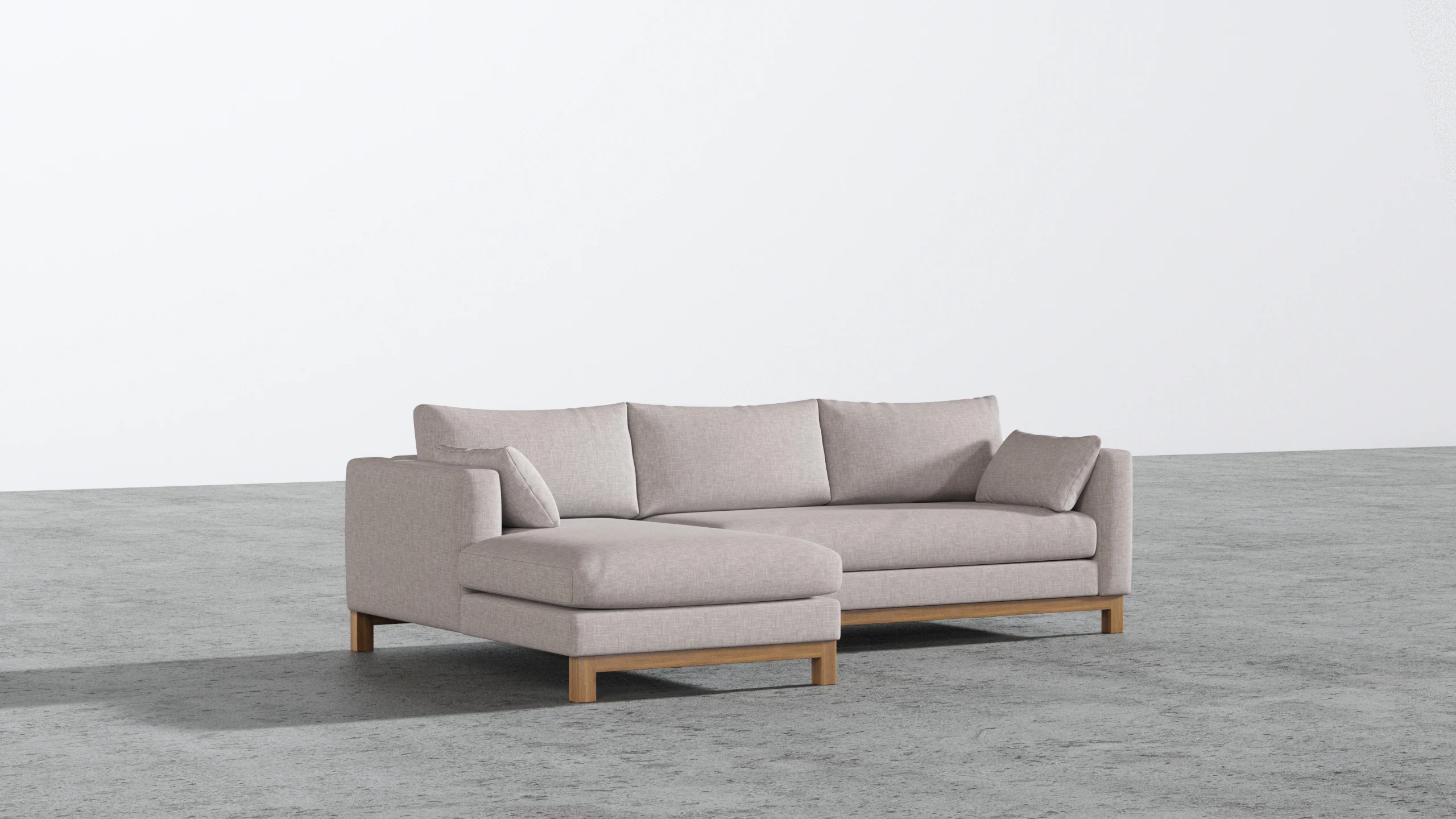 Oak Studio Sectional - Image 80