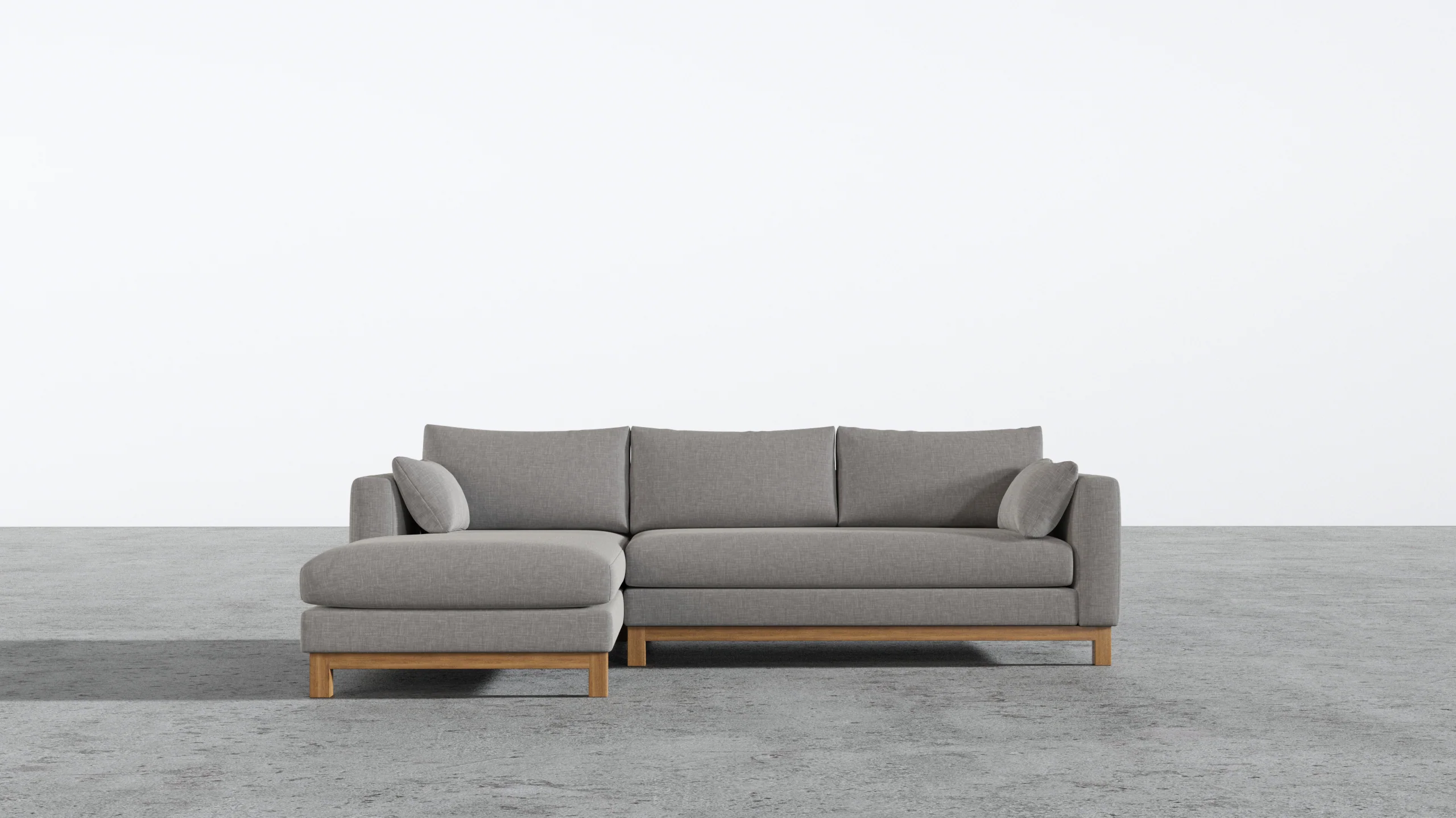Oak Studio Sectional - Image 85