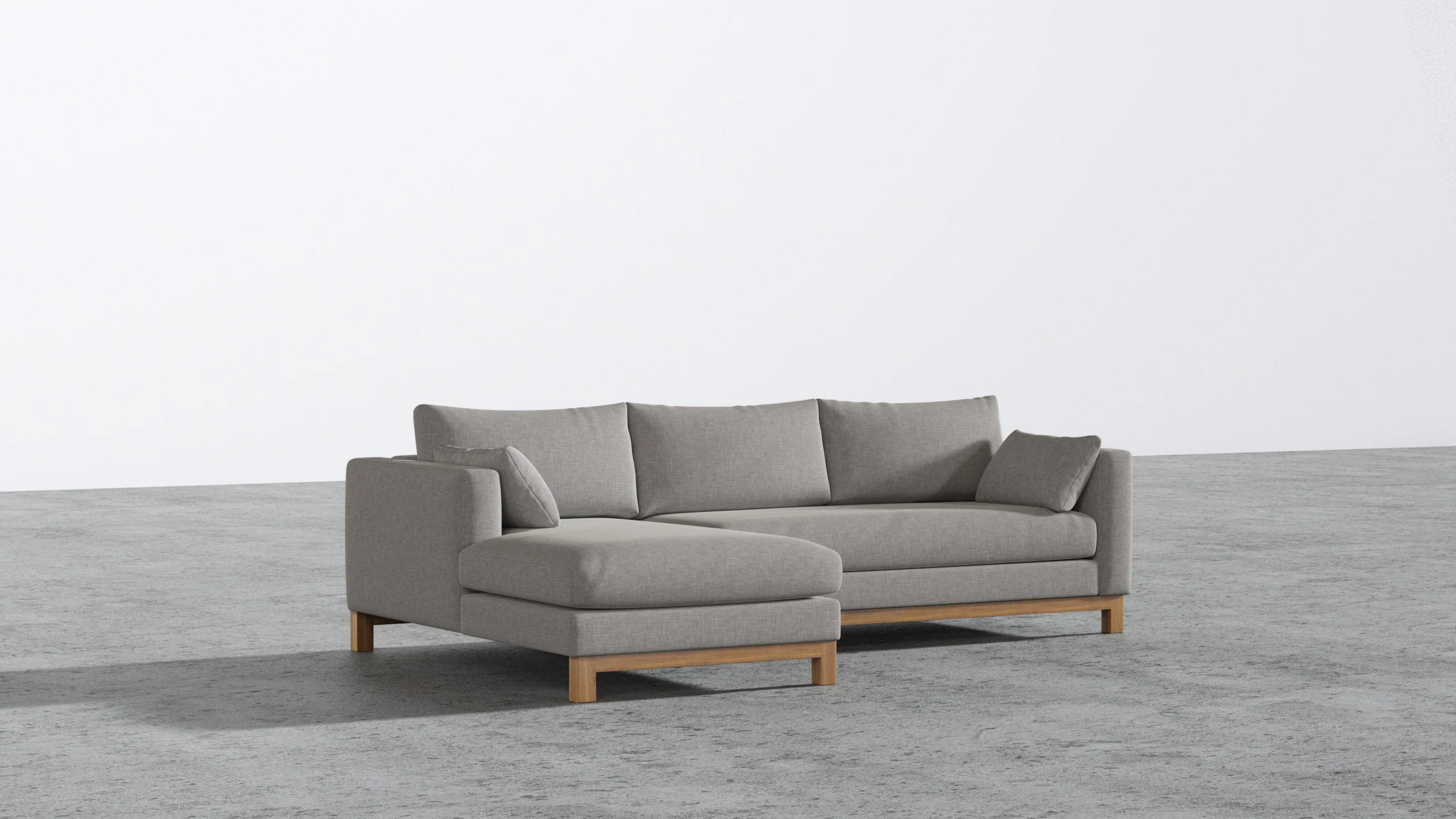 Oak Studio Sectional - Image 86