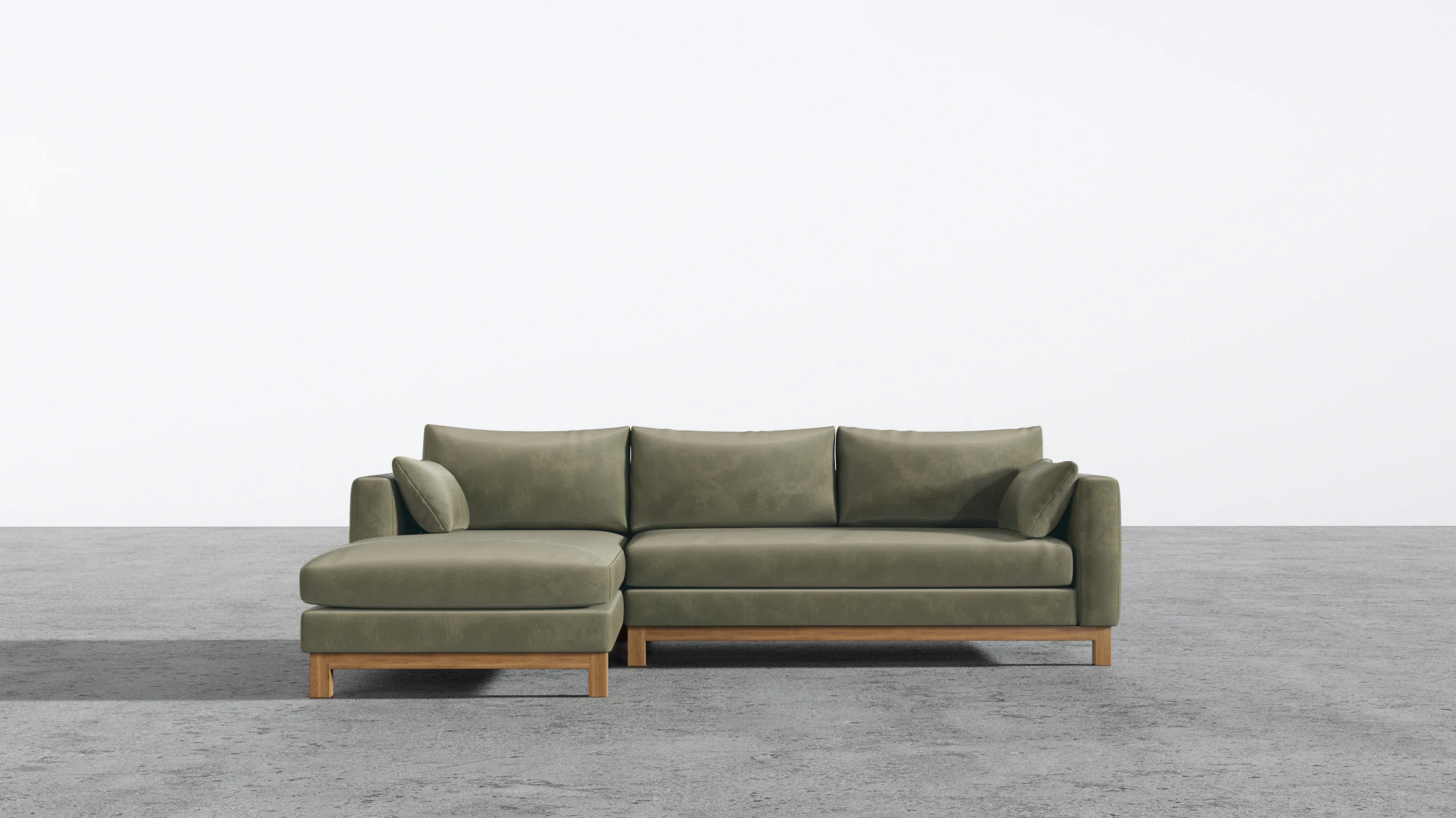 Oak Studio Sectional - Image 13
