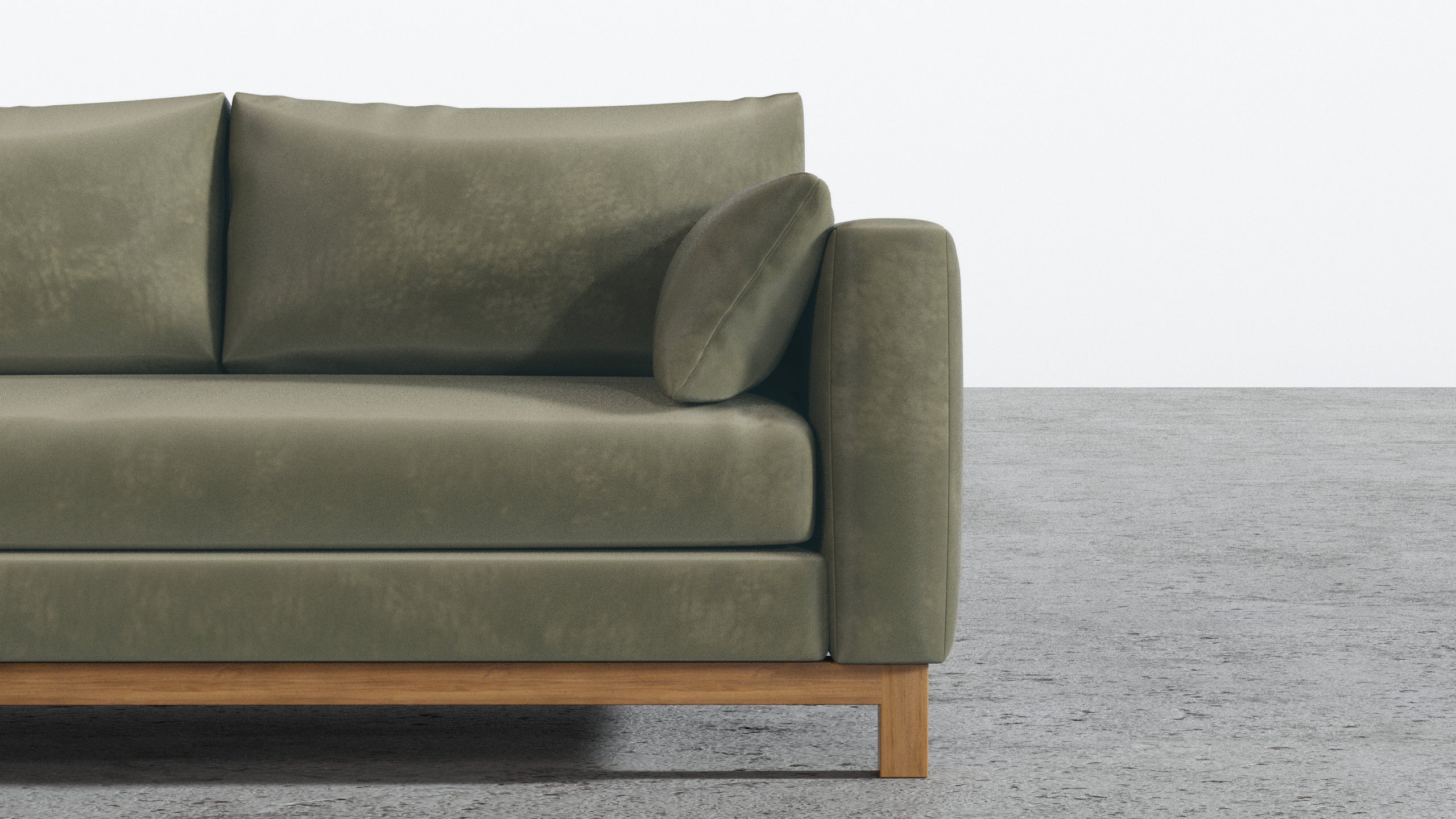 Oak Studio Sectional - Image 15