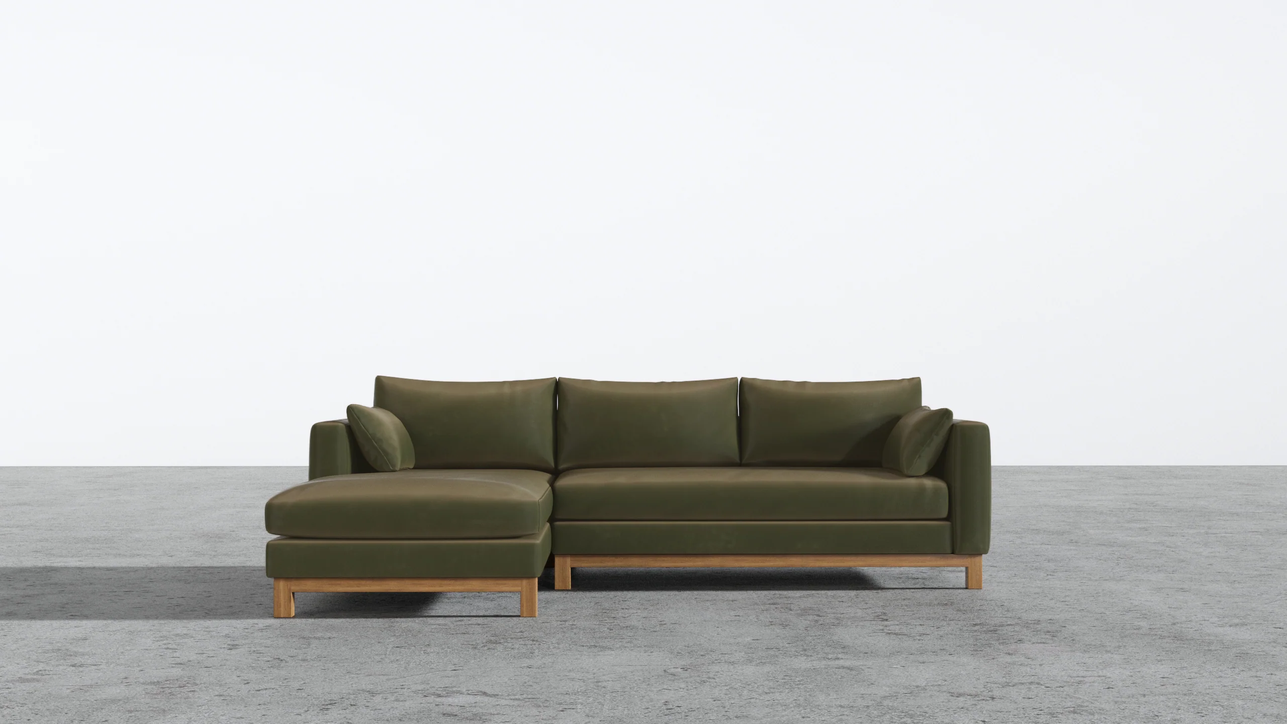 Oak Studio Sectional - Image 19