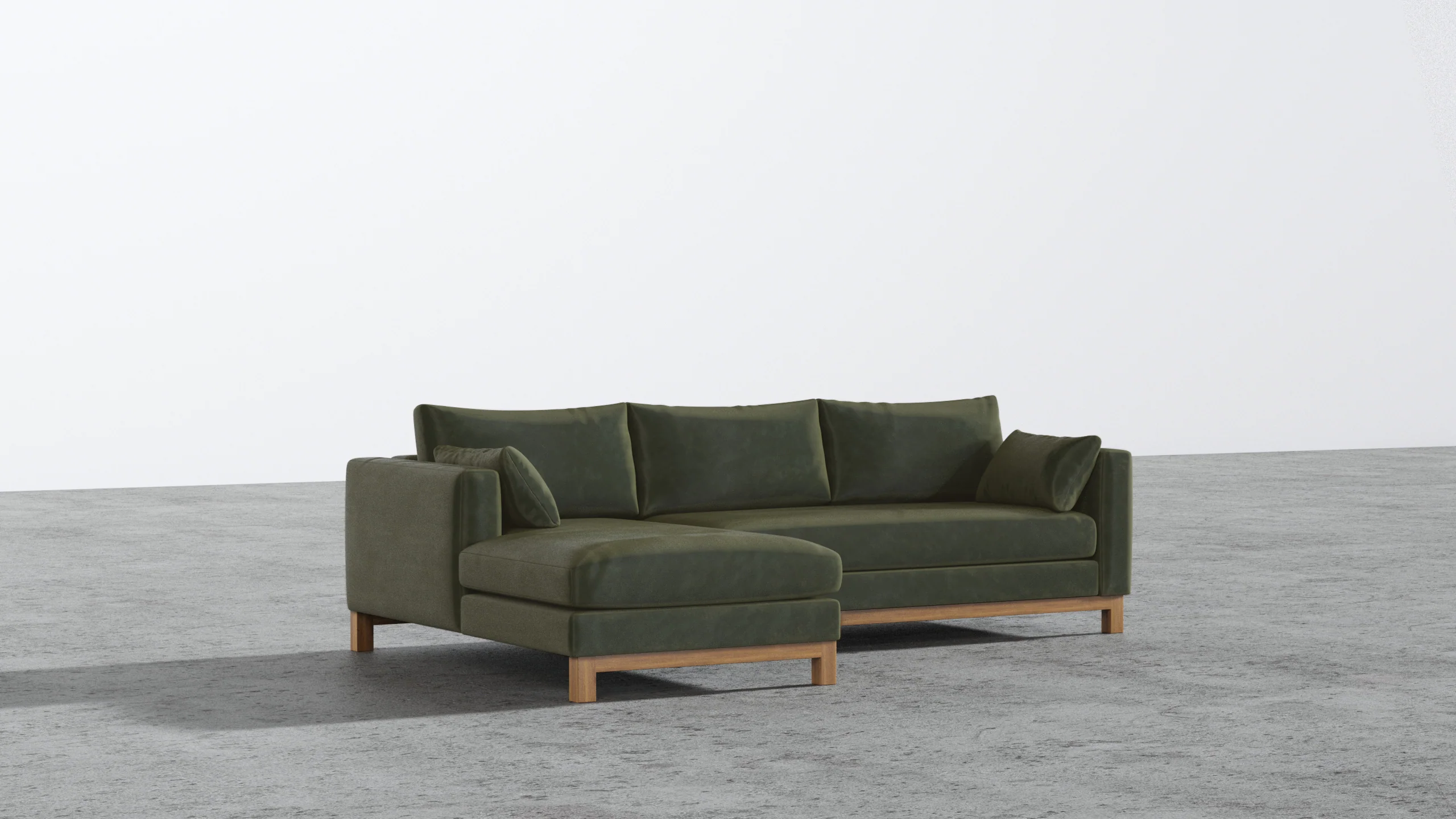 Oak Studio Sectional - Image 2