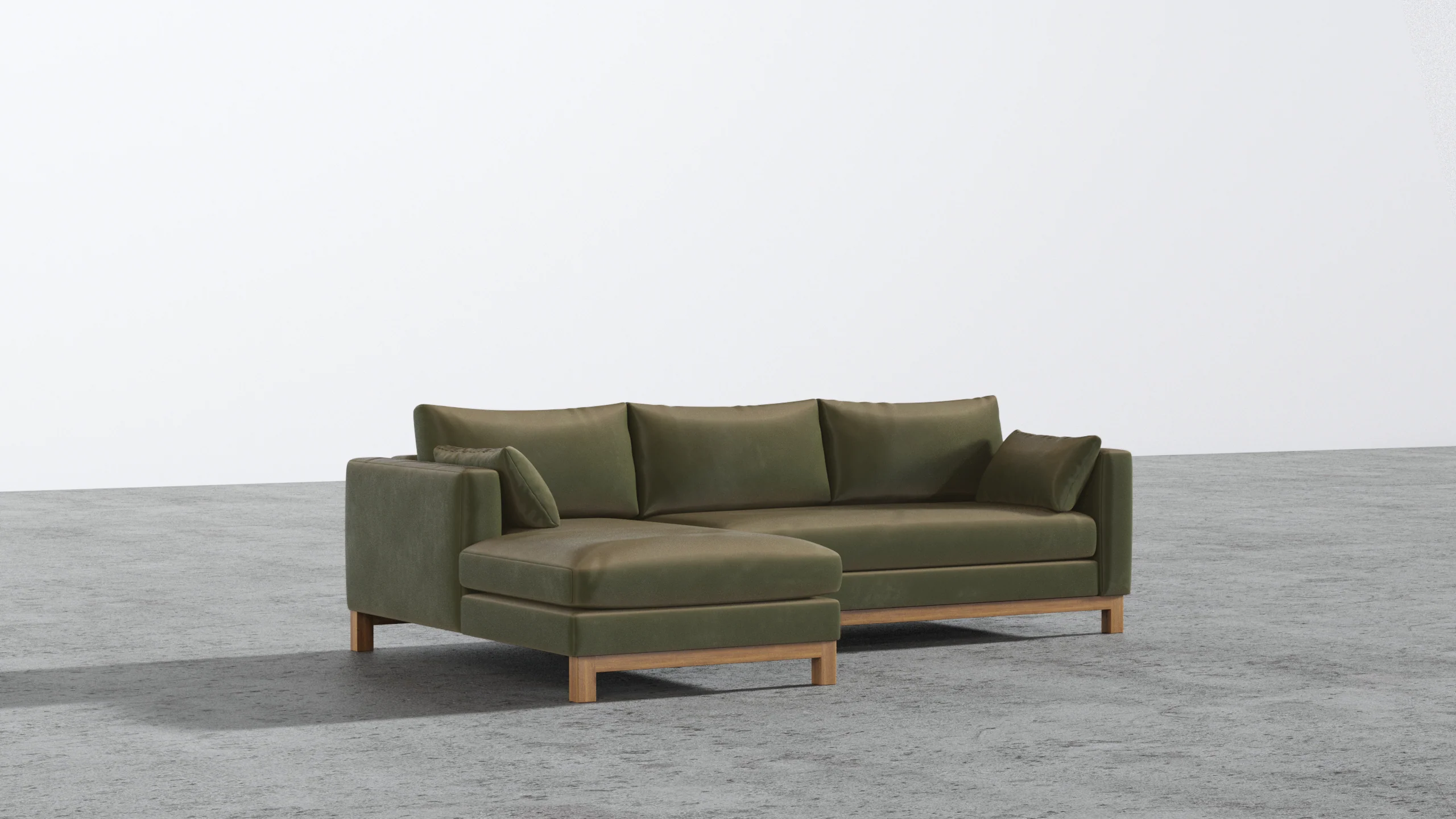 Oak Studio Sectional - Image 20