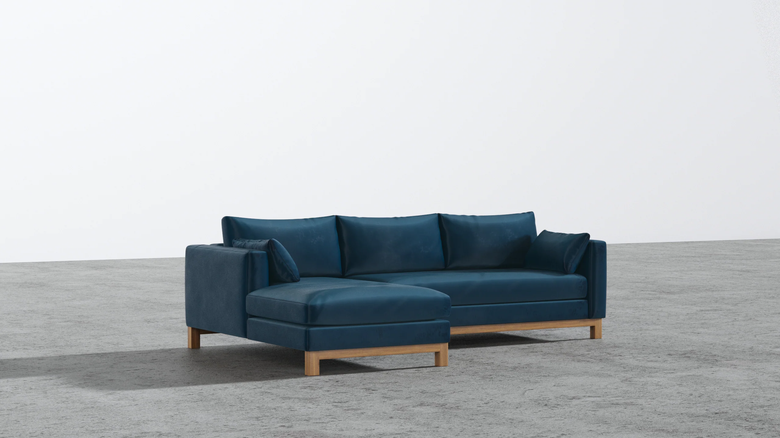 Oak Studio Sectional - Image 26