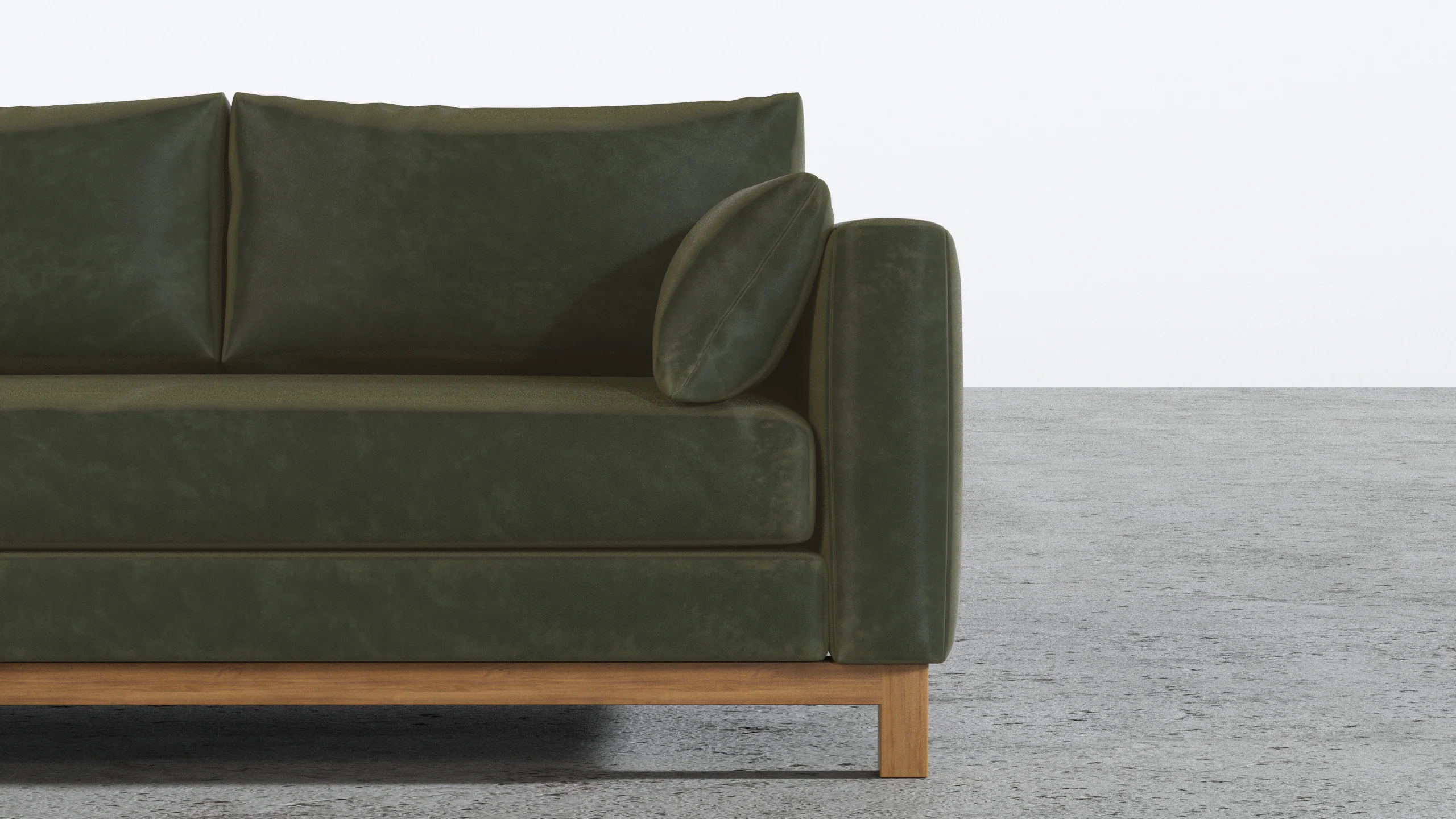 Oak Studio Sectional - Image 3