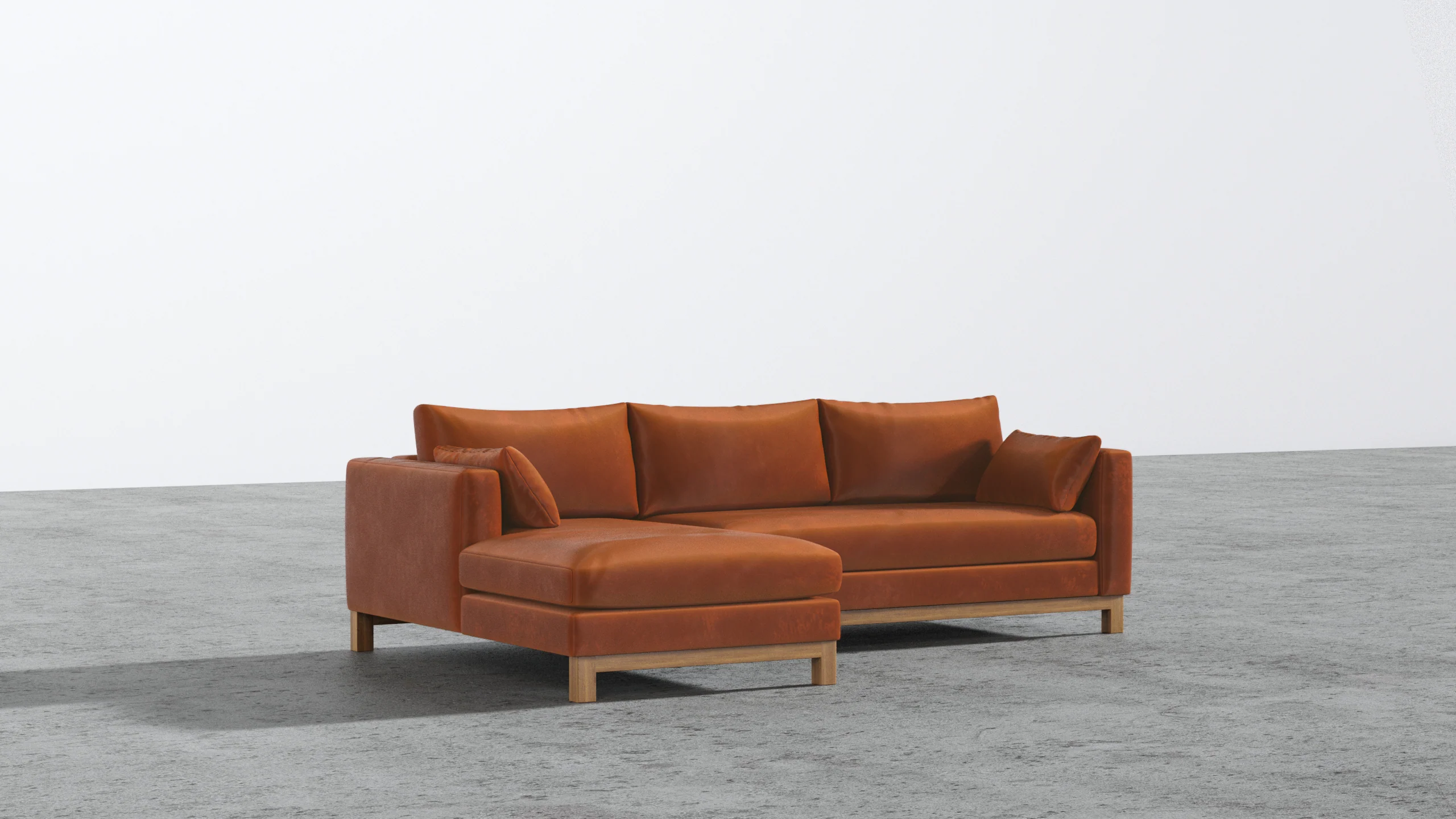 Oak Studio Sectional - Image 32