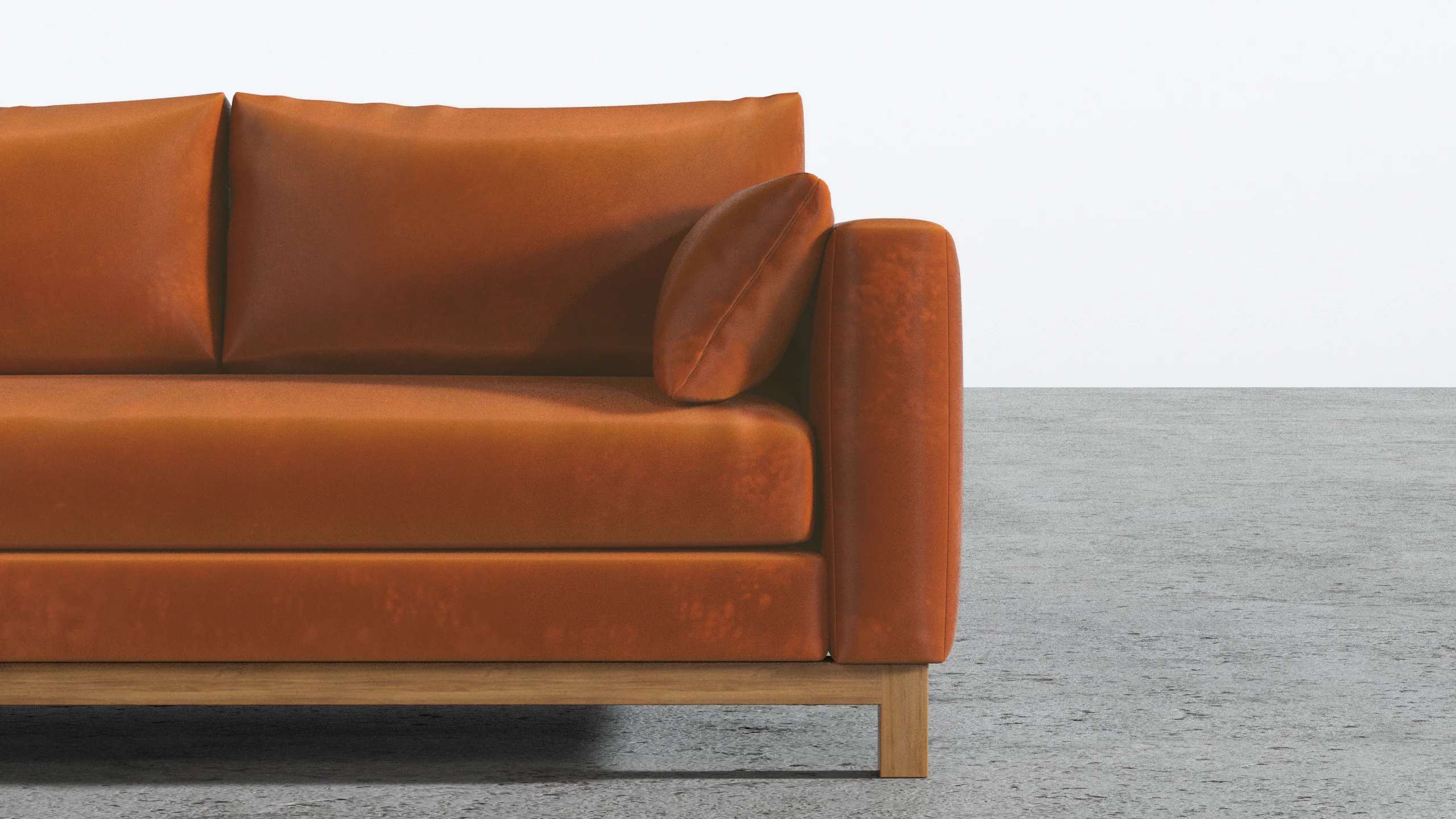 Oak Studio Sectional - Image 33