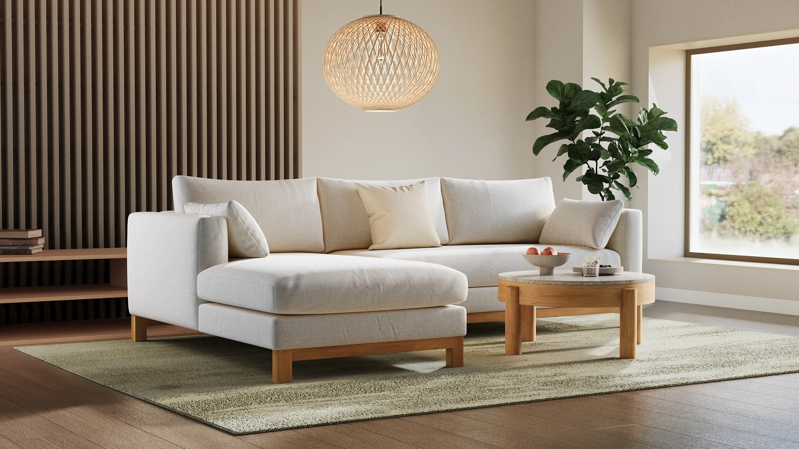 Oak Studio Sectional - Image 39