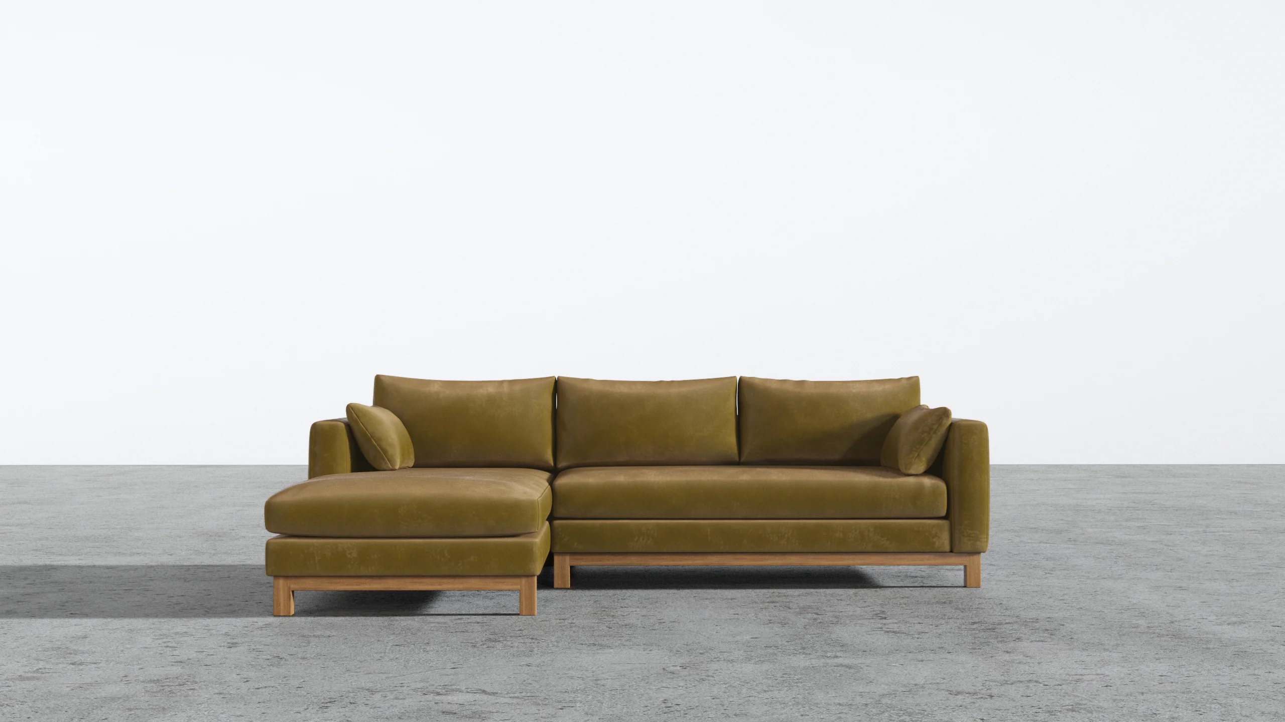 Oak Studio Sectional - Image 7
